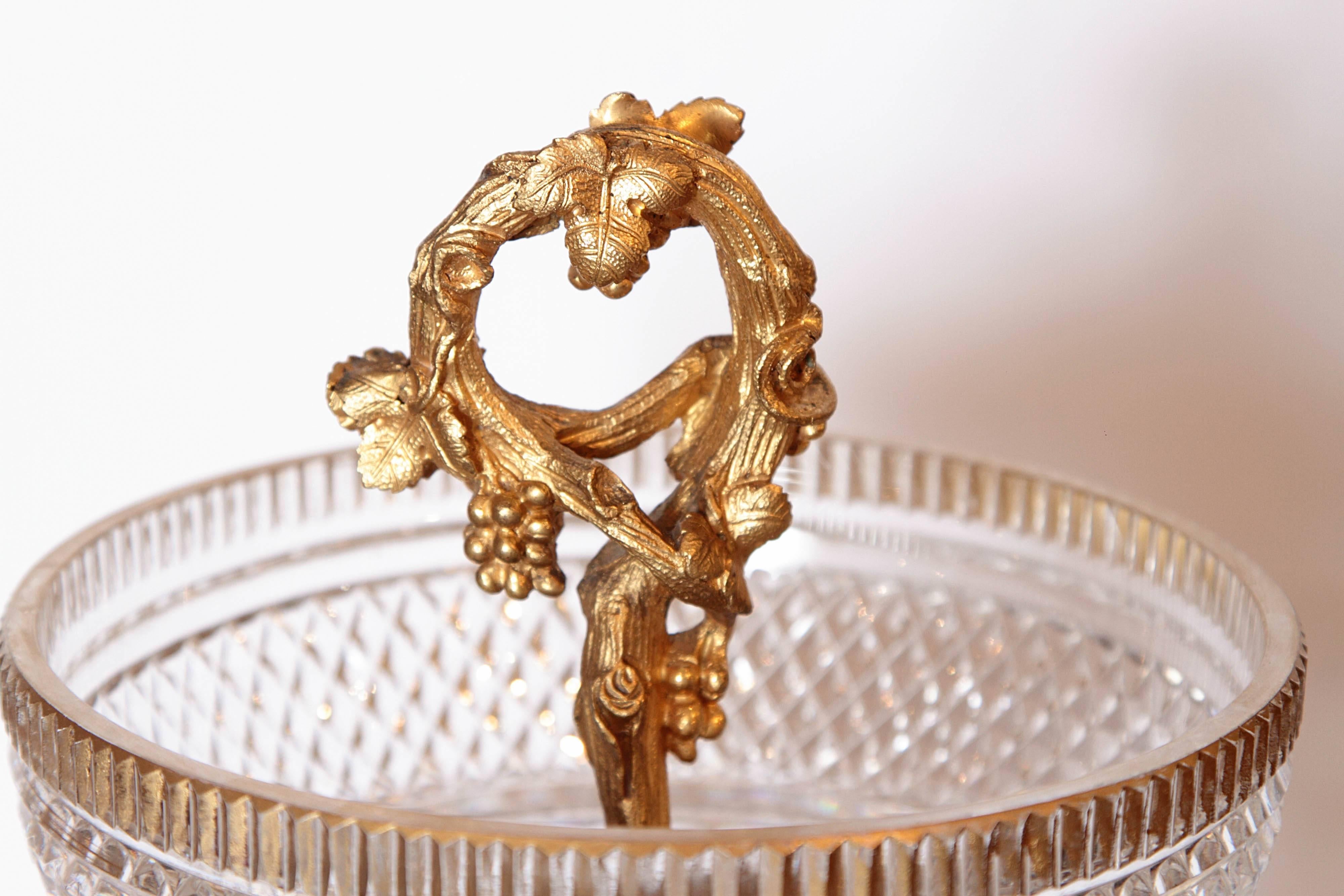 19th Century French Baccarat Crystal and Gilt Bronze Centerpiece by Picard 6