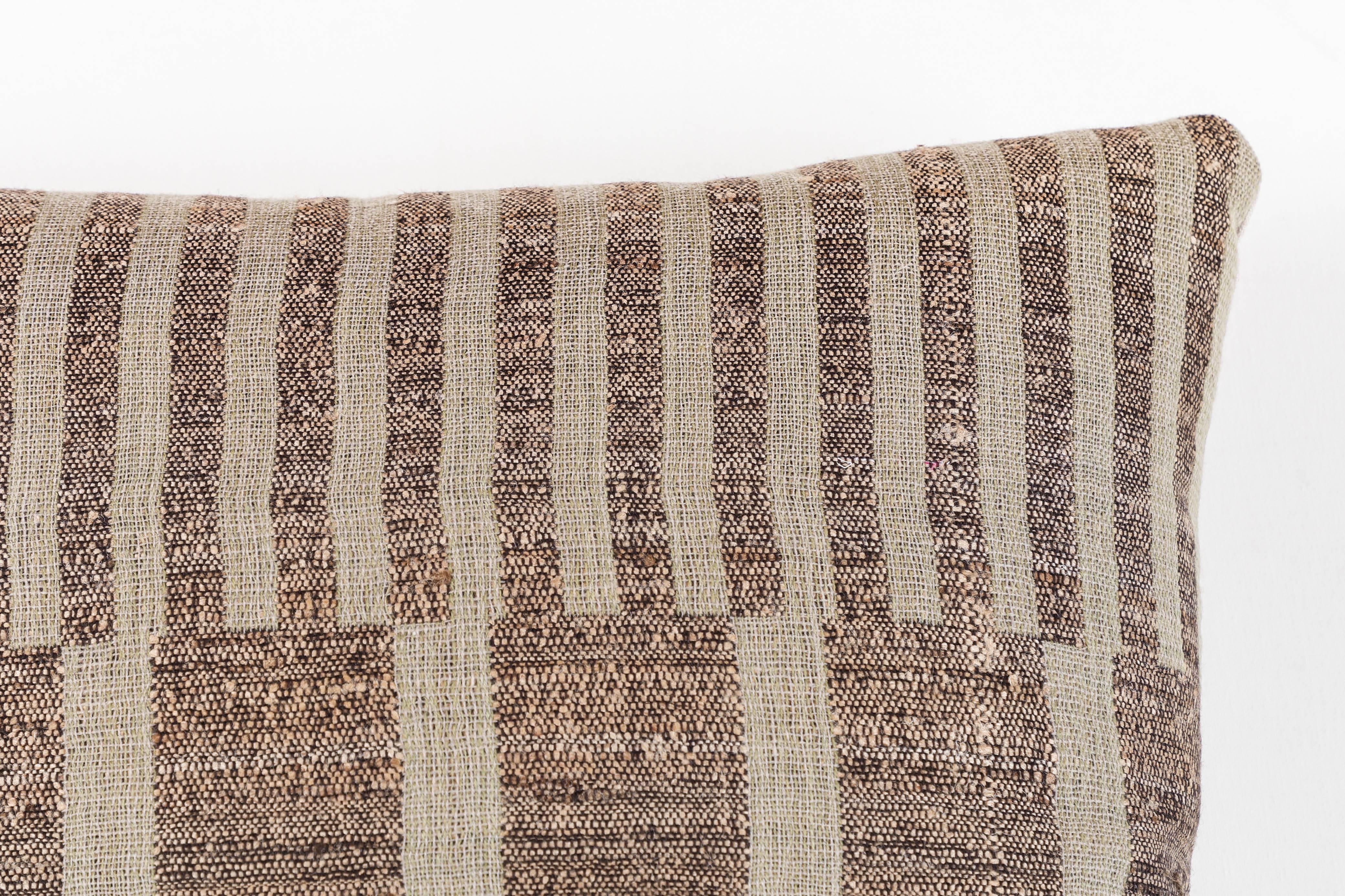 Hand-Woven Indian Handwoven Pillow For Sale