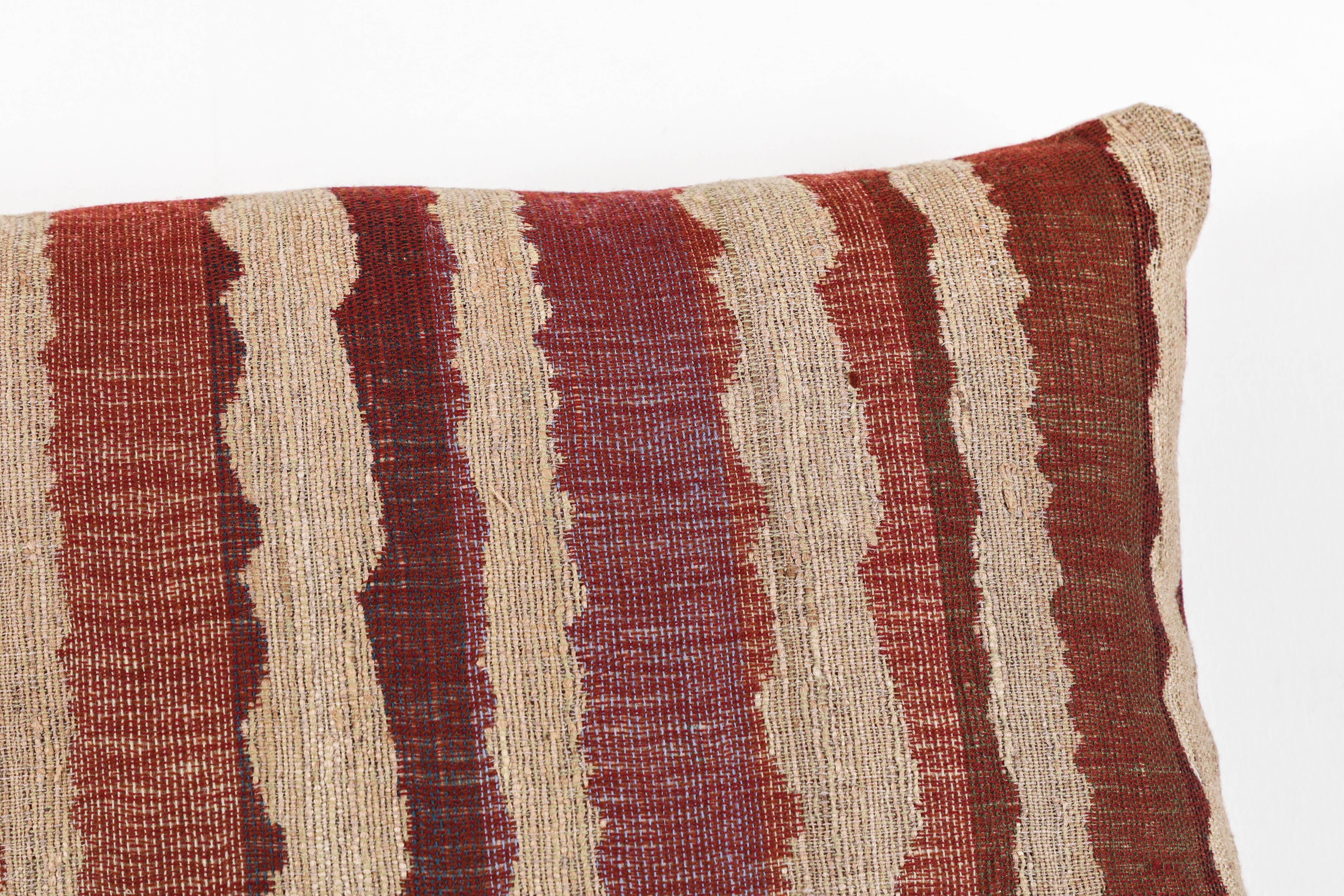 Hand-Woven Indian Handwoven Pillow For Sale