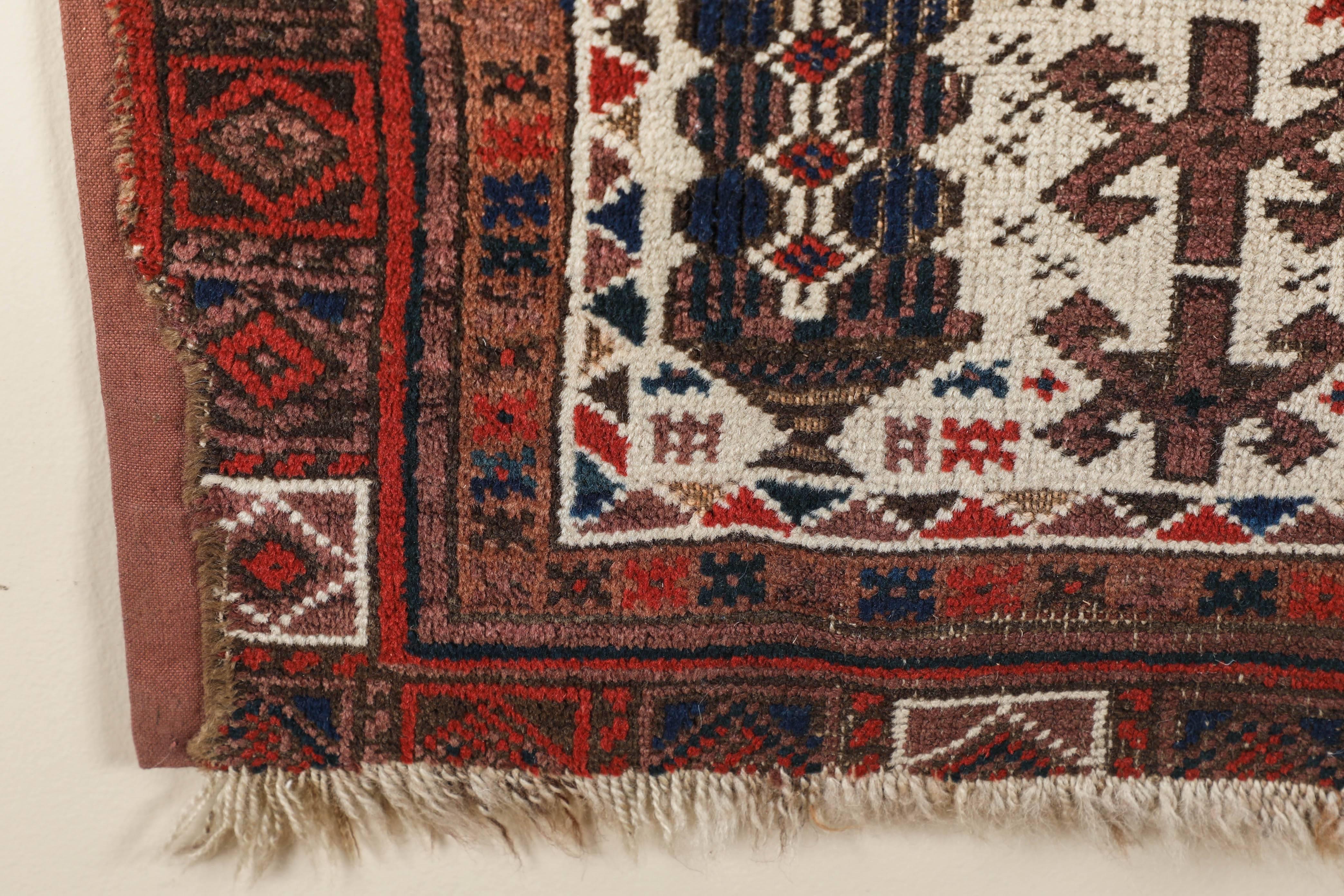 20th Century Antique Baluchi Rug For Sale