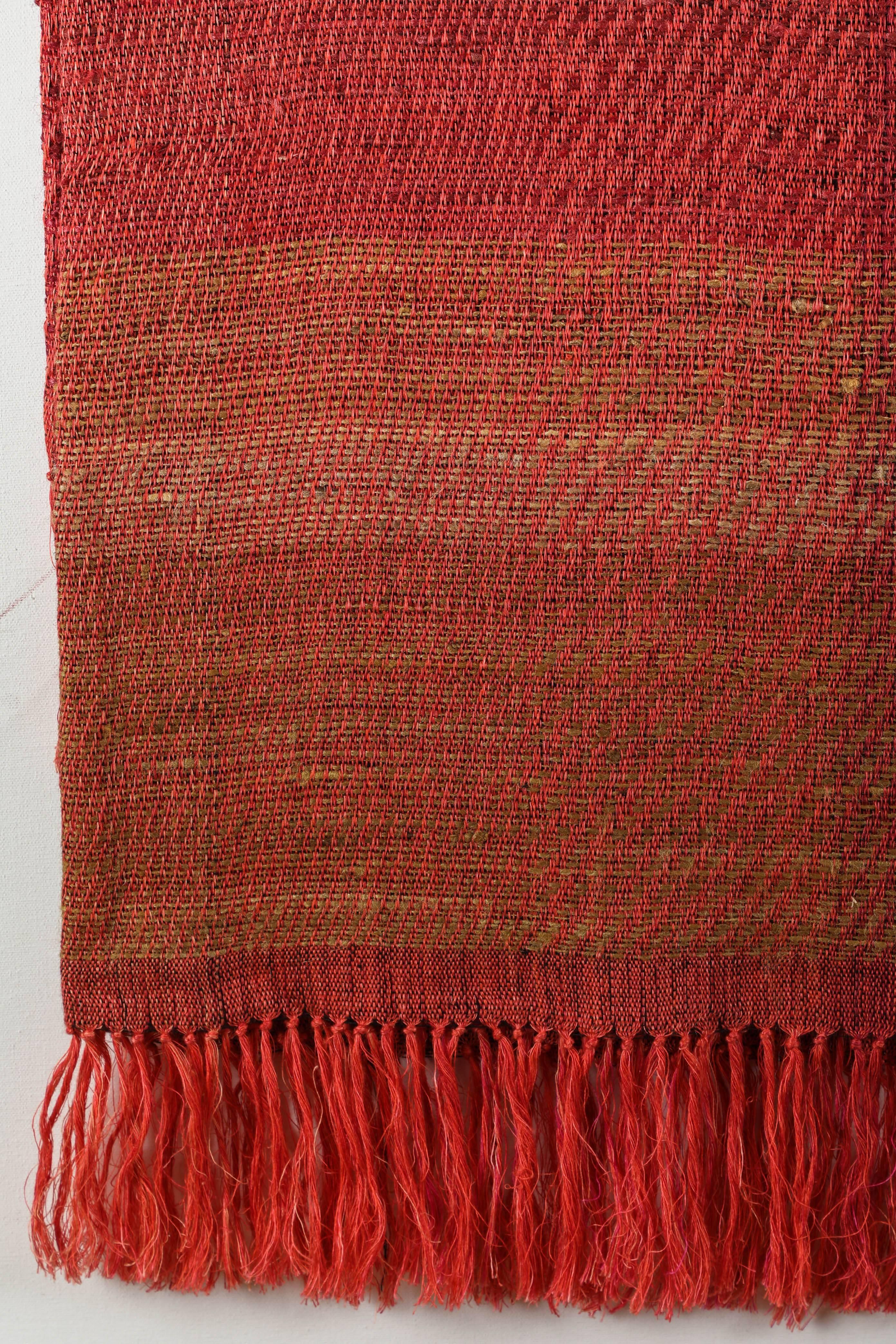 Contemporary Indian Handwoven Bedcover For Sale