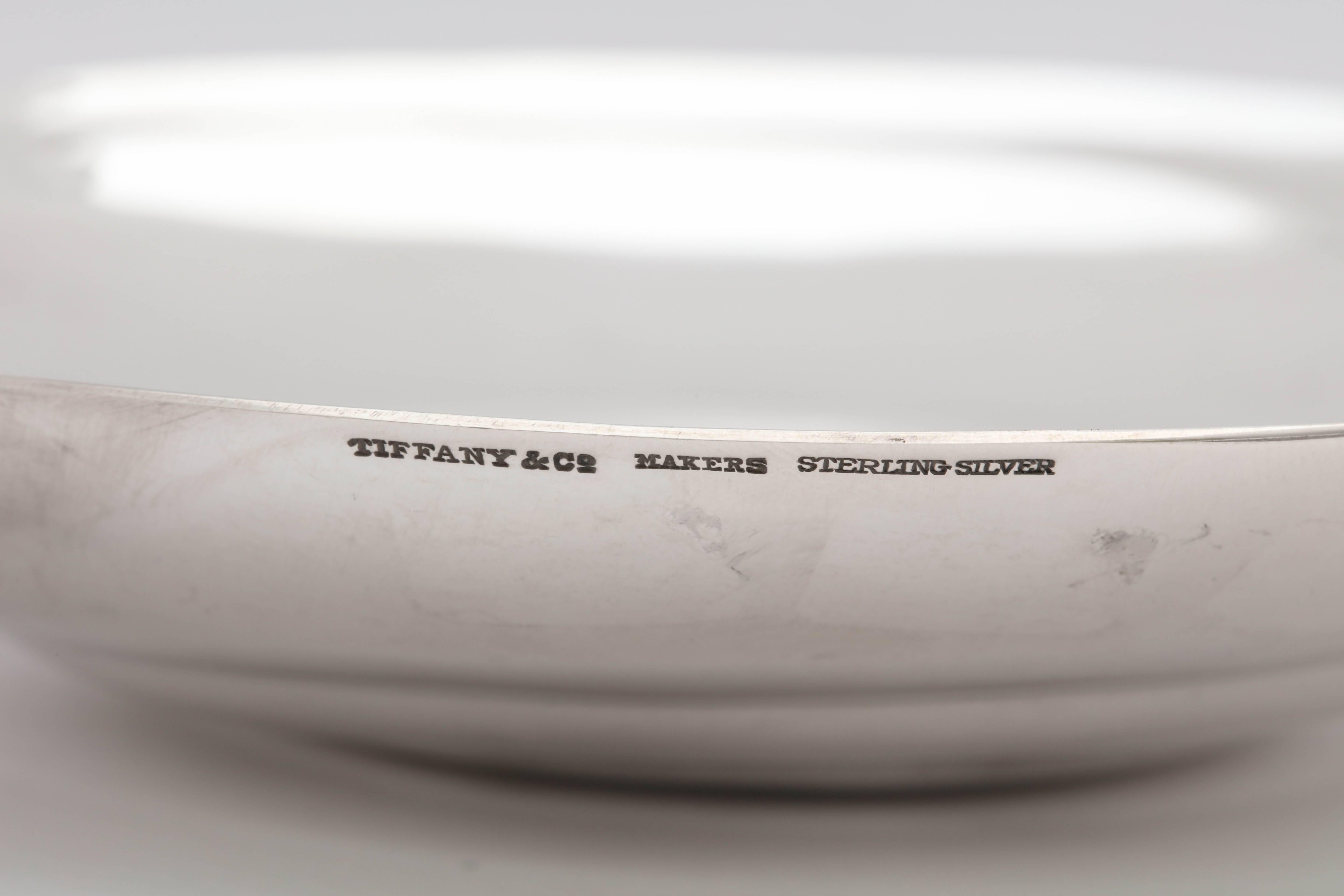 Mid-Century Modern Unusual Midcentury Sterling Silver Tiffany Bowl