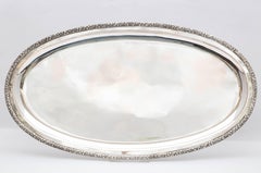 Austrian Continental Silver '.835' Oval Serving or Table Platter