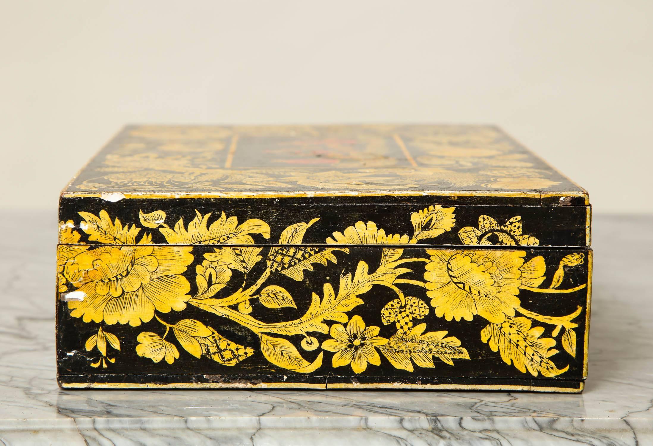 English Regency Penwork Box For Sale 2