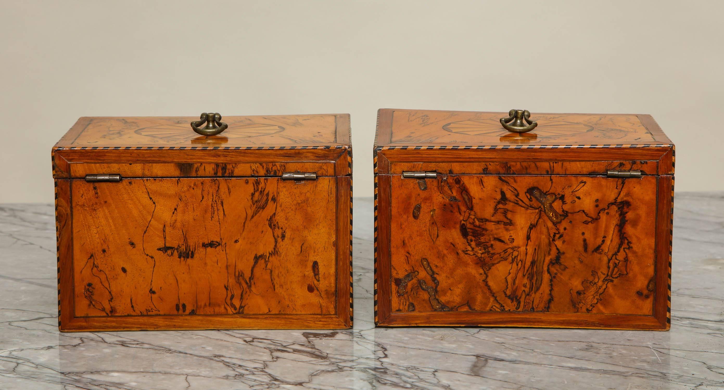 Pair of Georgian Boxes In Excellent Condition In Greenwich, CT