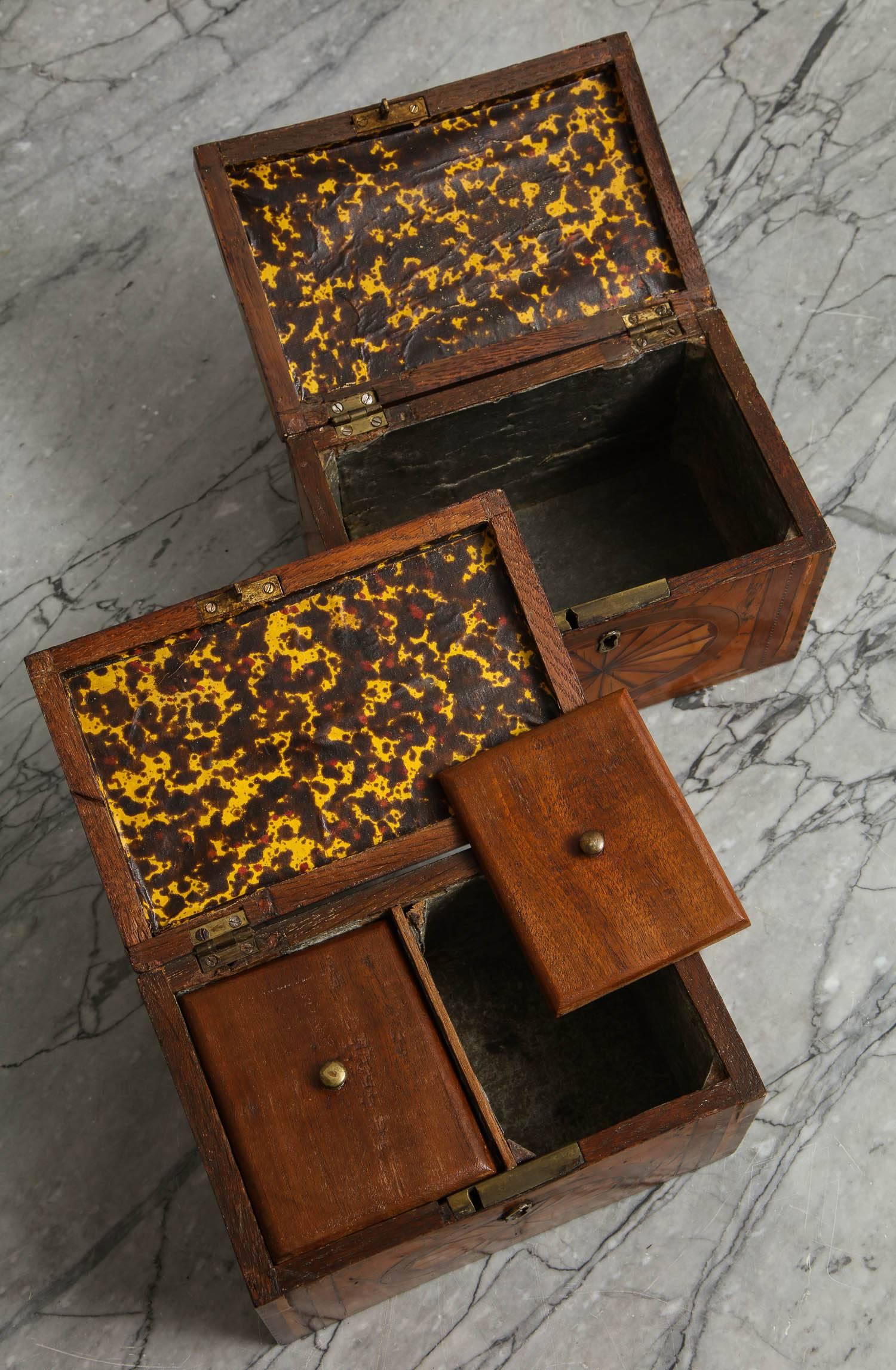 Boxwood Pair of Georgian Boxes
