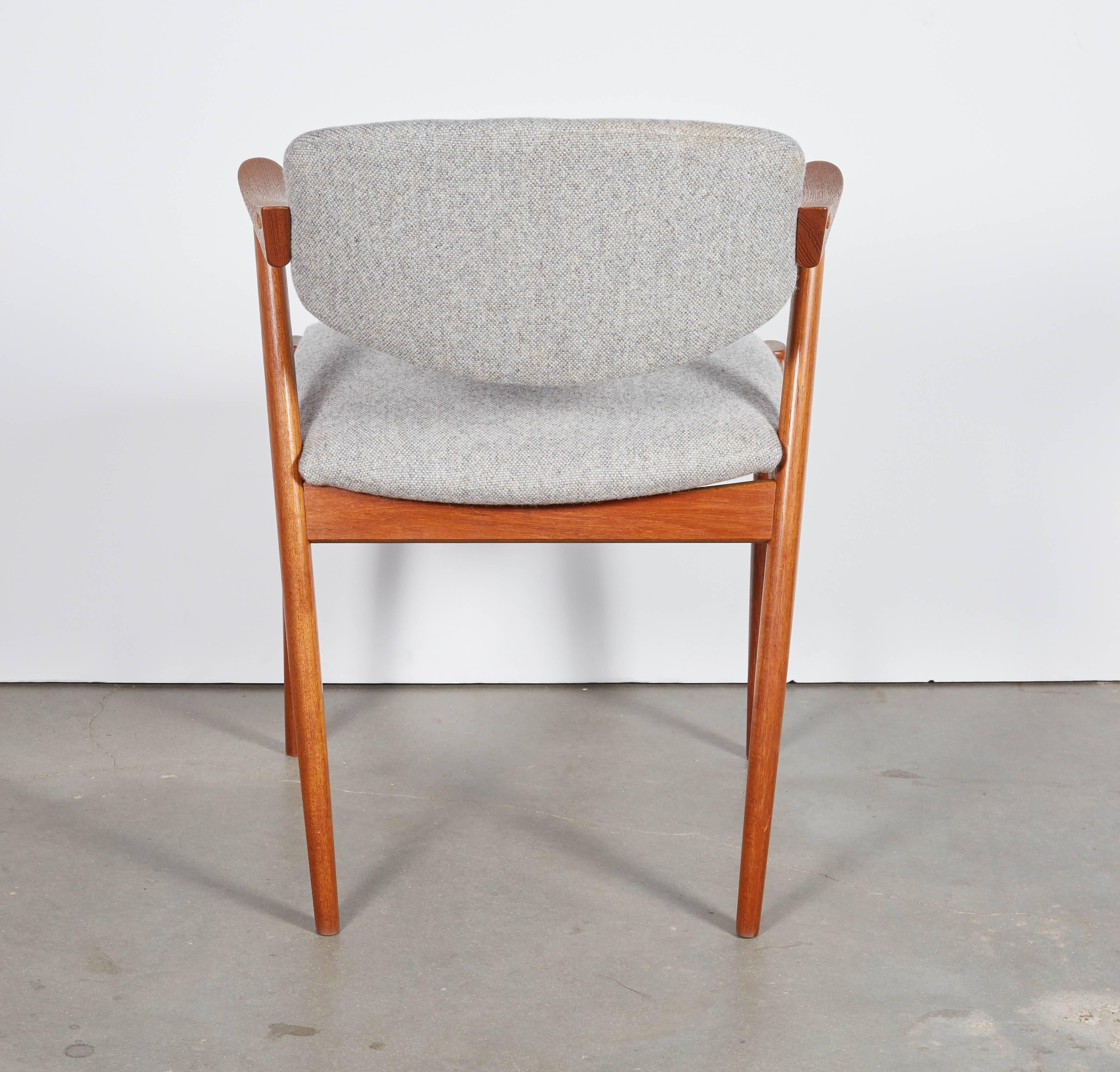 No. 42 Kai Kristiansen Teak Dining Chairs, Set of FOUR  3