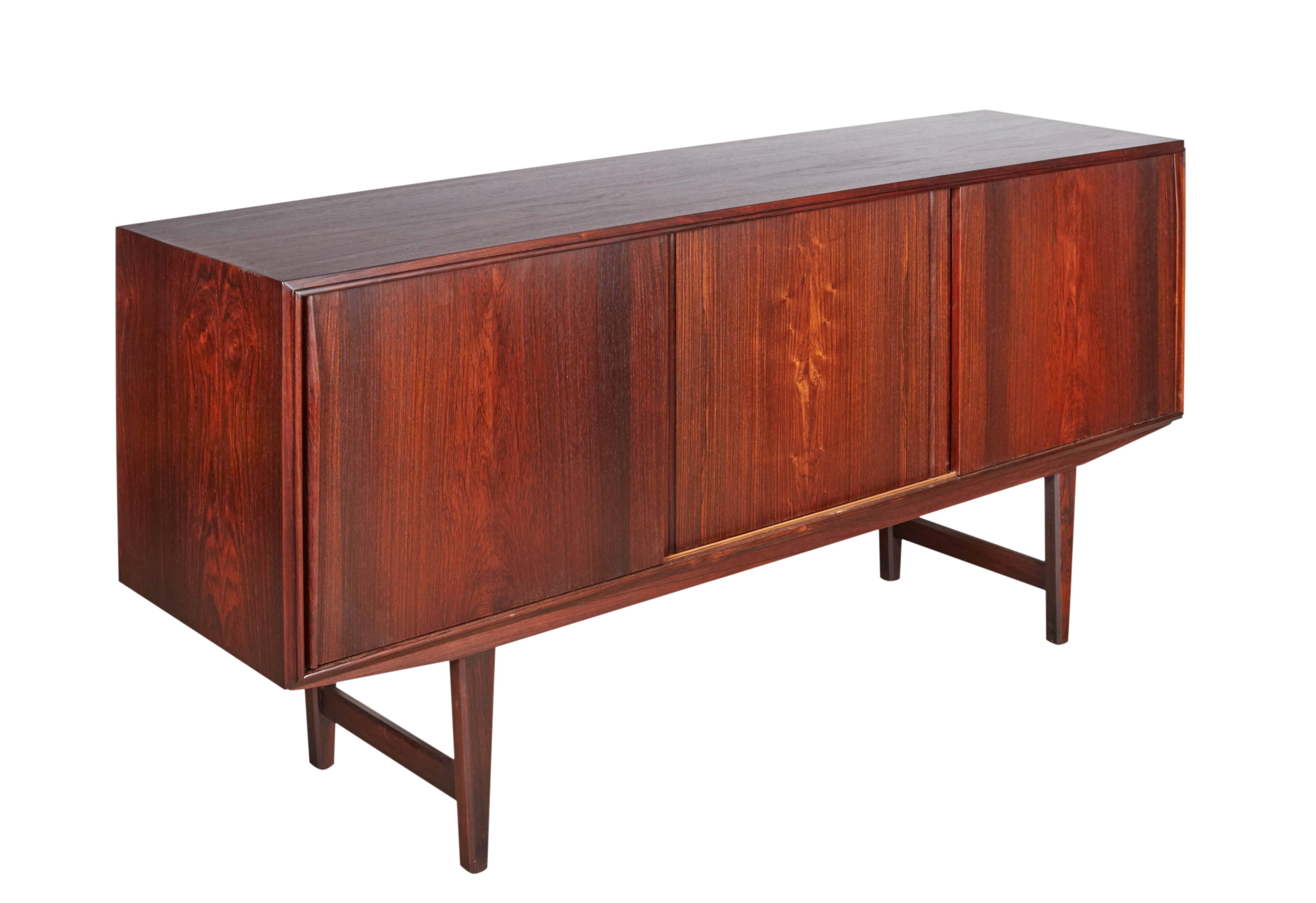 Mid-20th Century Danish Rosewood Sideboard by E.W. Bach