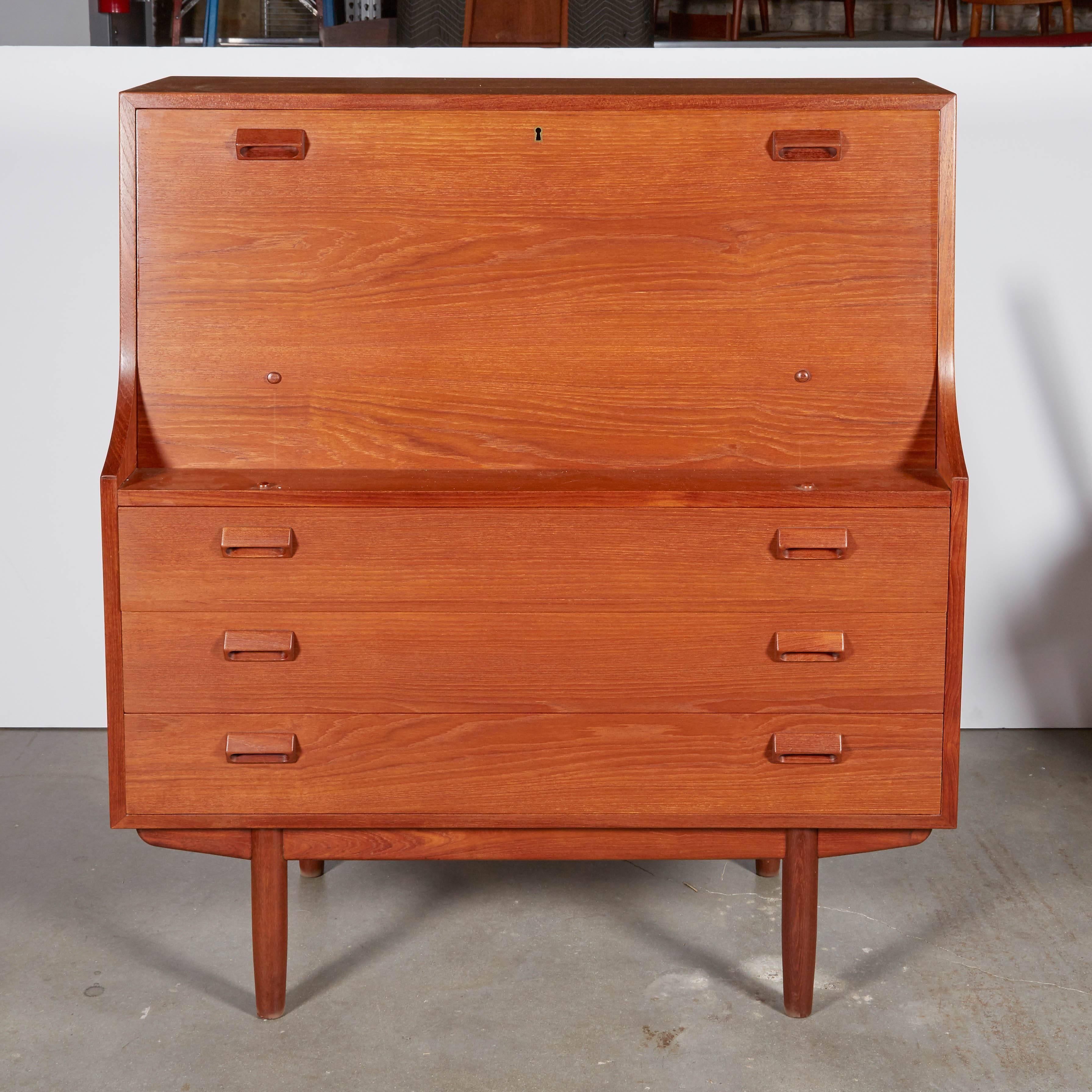 Vintage 1950s Secretary Desk by Børge Mogensen

This mid century secretary is in excellent condition, and is one of the designers' Classic designs. The desk goes in any part of the house but is very good in a kids room or guest room. You have