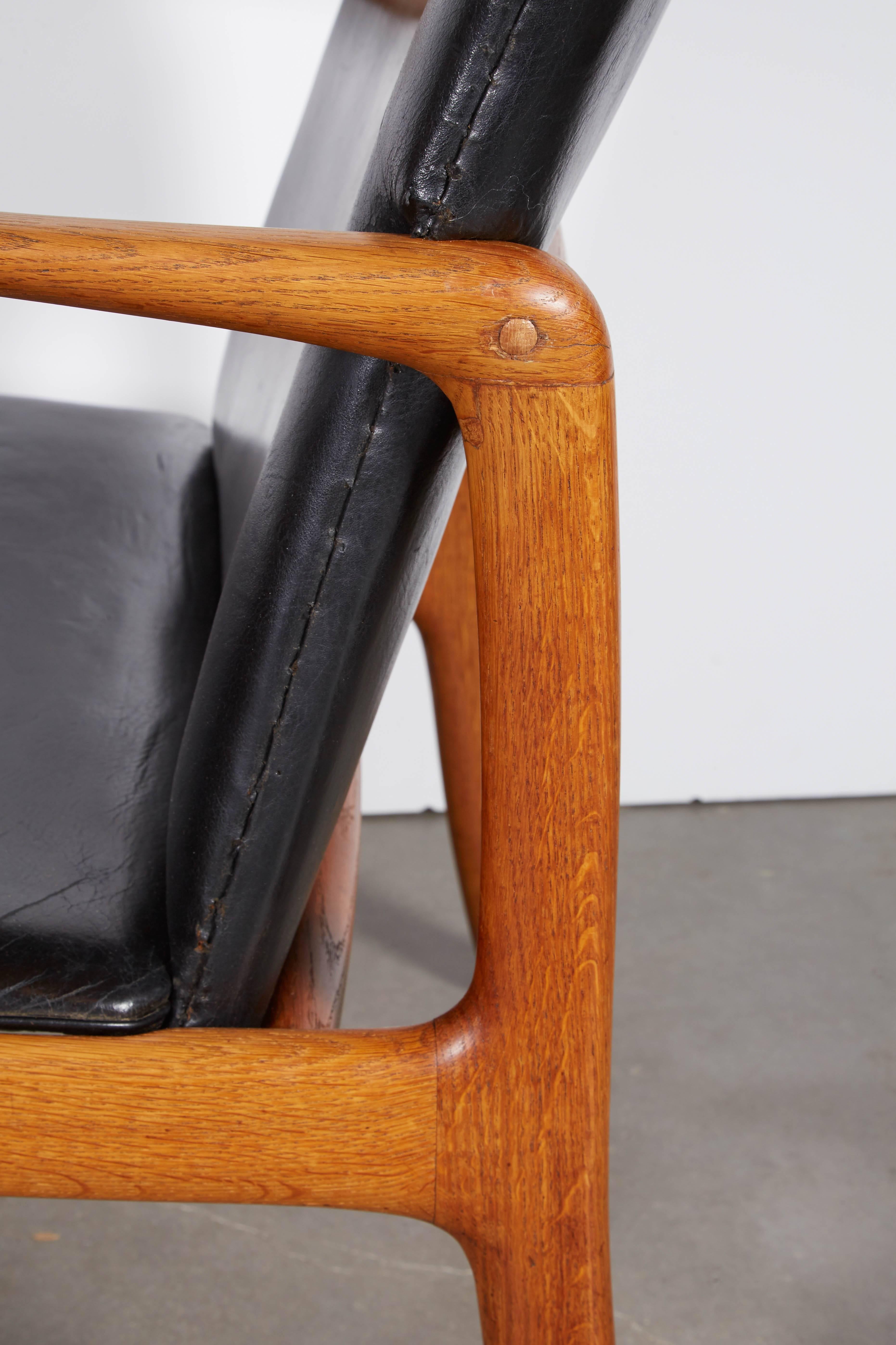Oiled Ole Wanscher Beak Chair