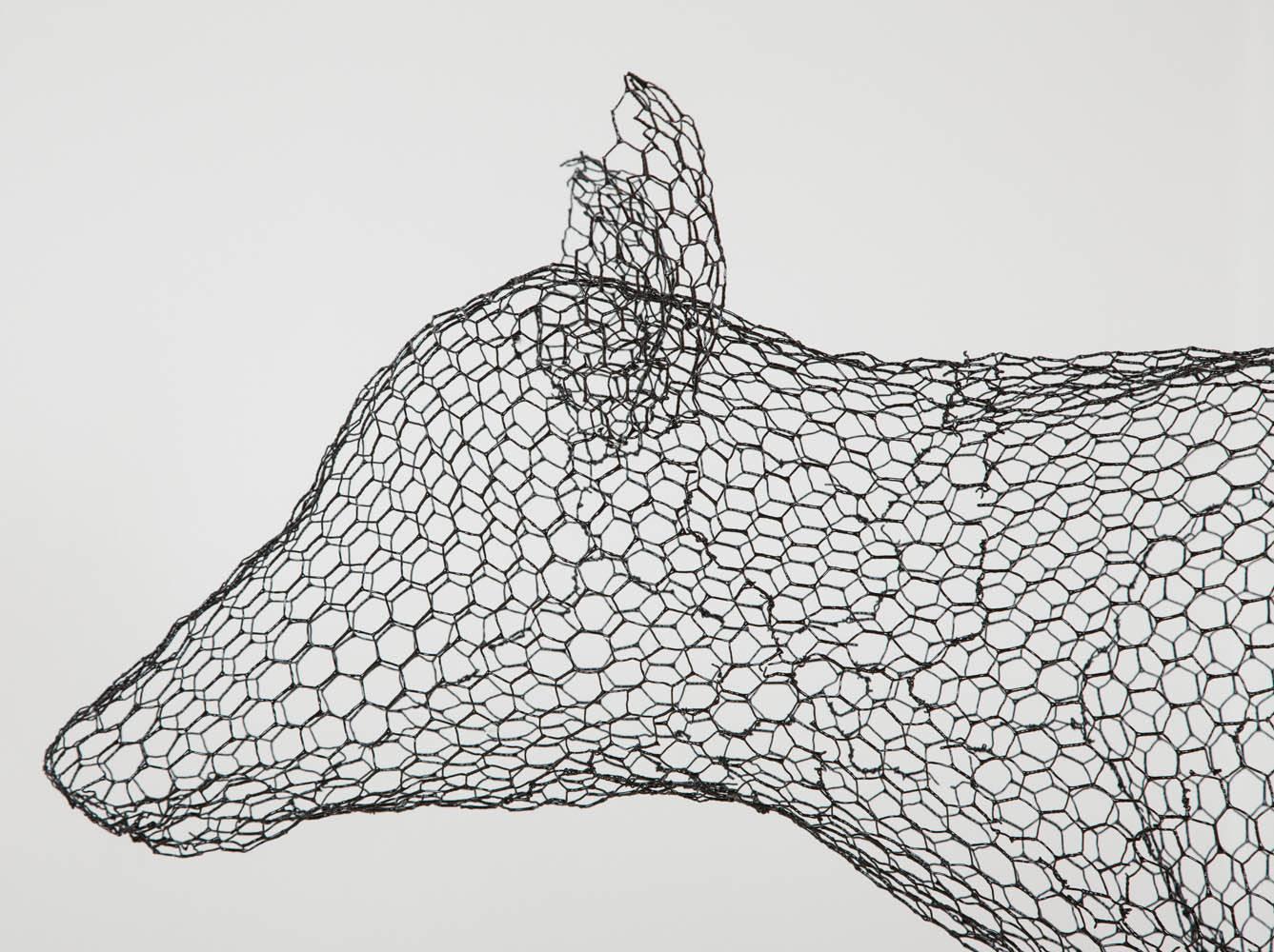 'Wolf' Sculpture by Benedetta Mori Ubaldini In Excellent Condition In London, GB