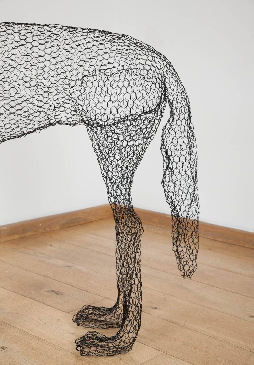 Contemporary 'Wolf' Sculpture by Benedetta Mori Ubaldini