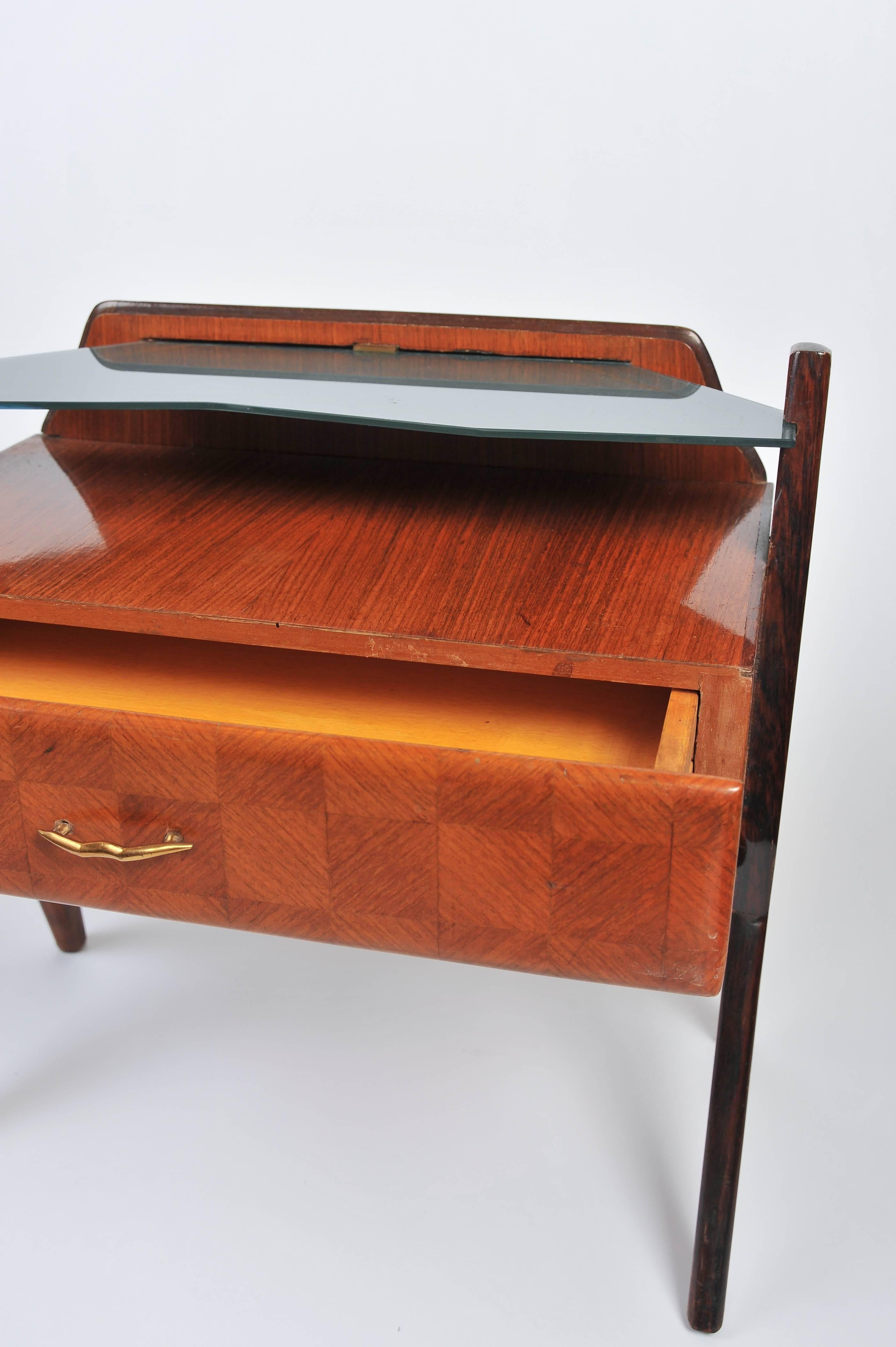 Mid-20th Century 1945-1950 Pair of Side Tables Attributed to Vittorio Dassi