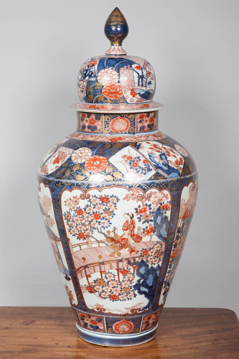 18th Century 17th Century Imari Vase and Cover