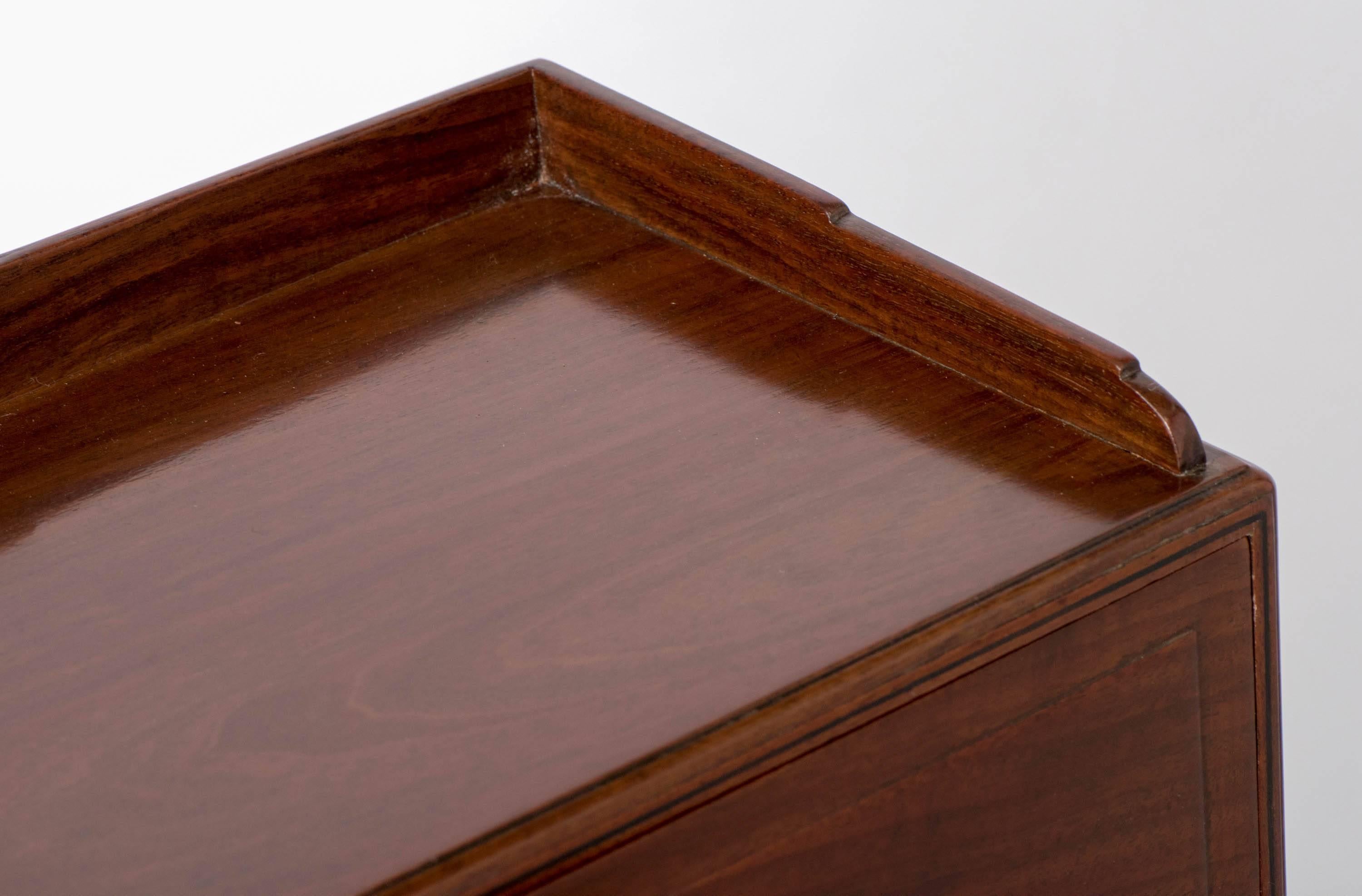 Edward Barnsley mahogany dressing table with ebonized handles, England circa 1930 2