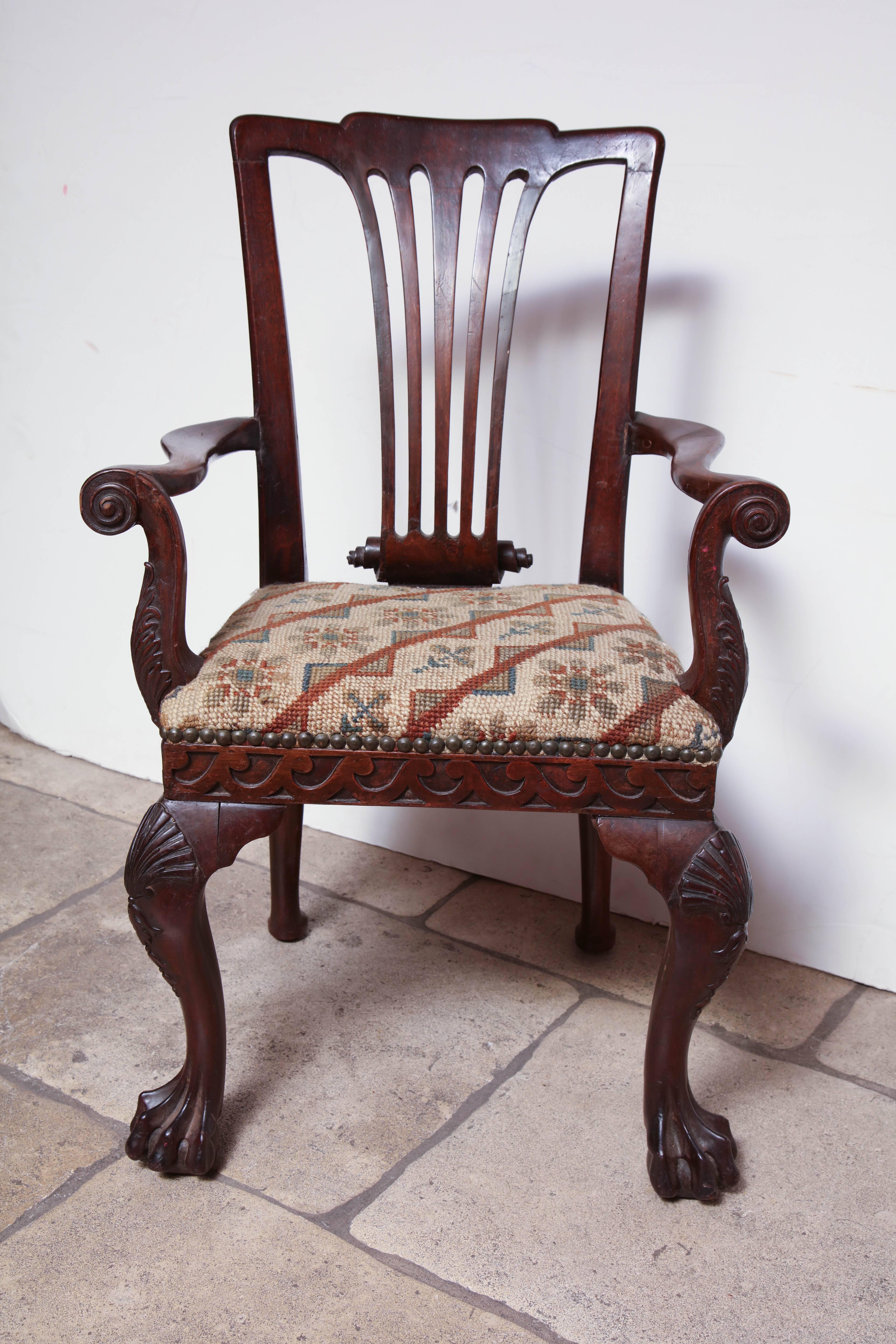 Irish George II Child's Armchair 3