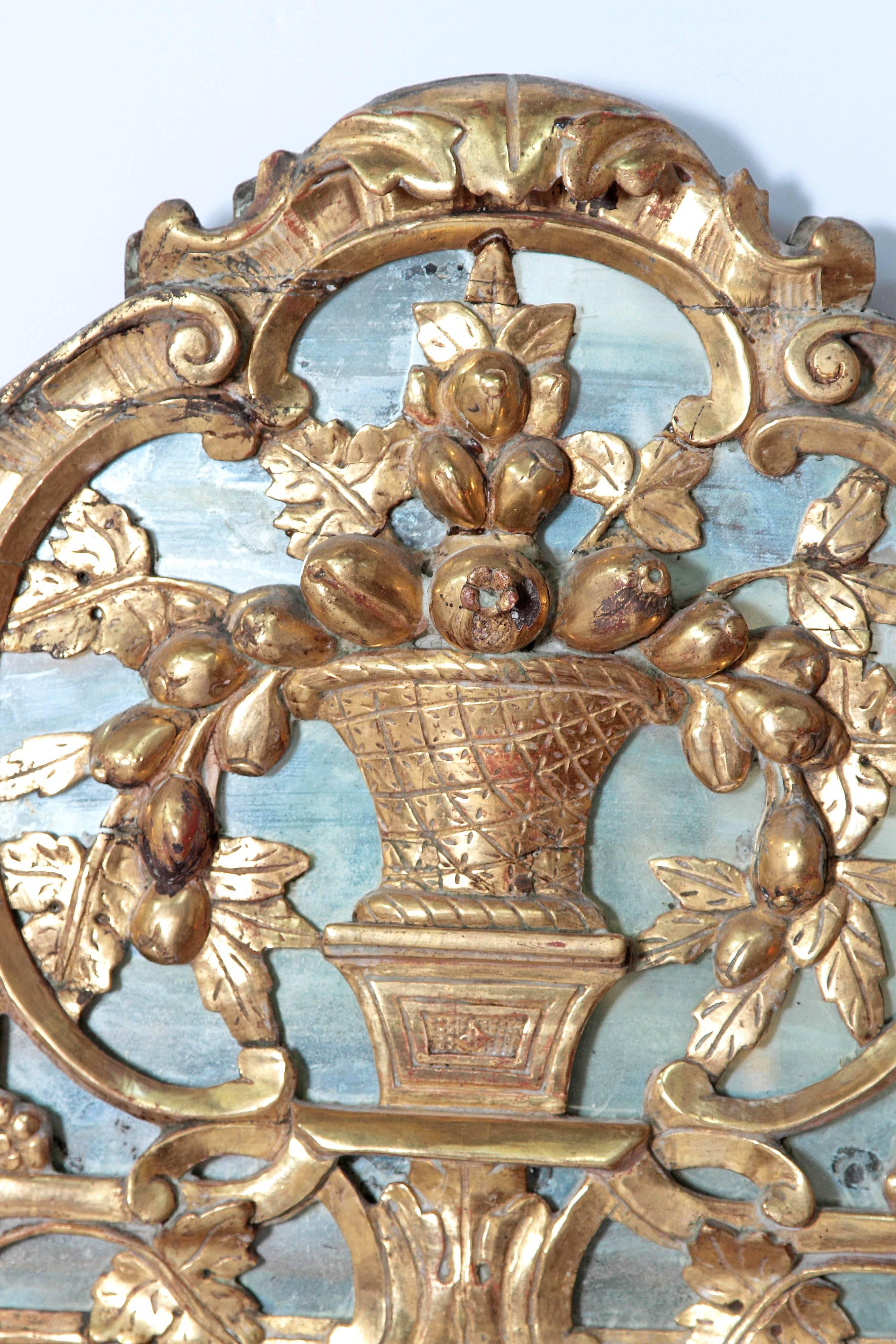 18th Century Louis XV Giltwood Provincial Mirror 4
