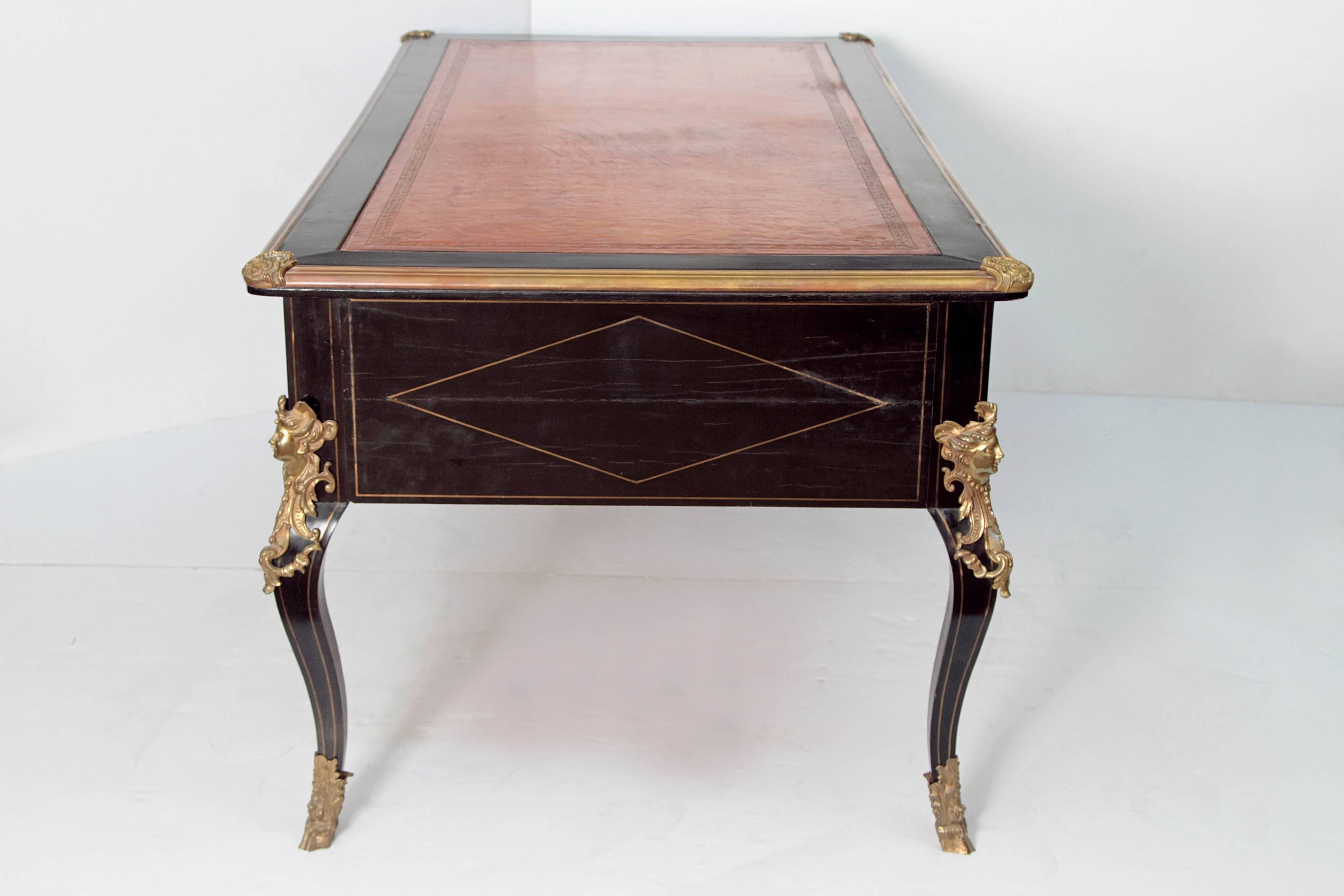 19th Century Louis XV Style Bureau Plat