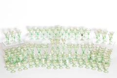 Venetian Murano "Regina Margherita" Stemware by Ferro Toso Barovier, circa 1937