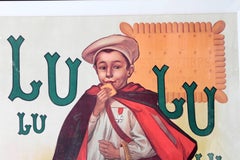 "LU Biscuits Lefèvre-Utile, Grand Prix Paris 1900" Color Lithographic Poster