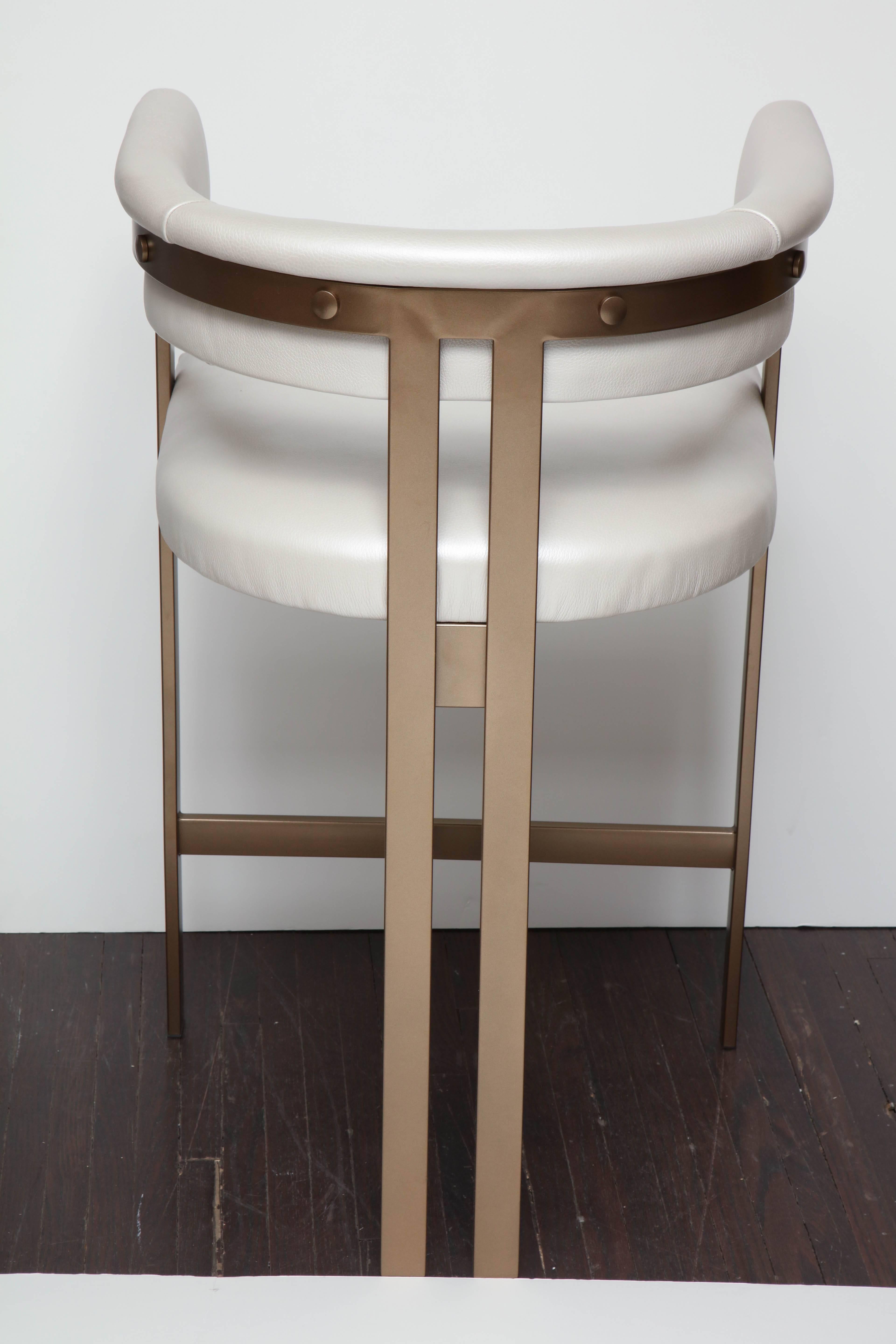 Willy Rizzo Inspired Counter Stool For Sale 1