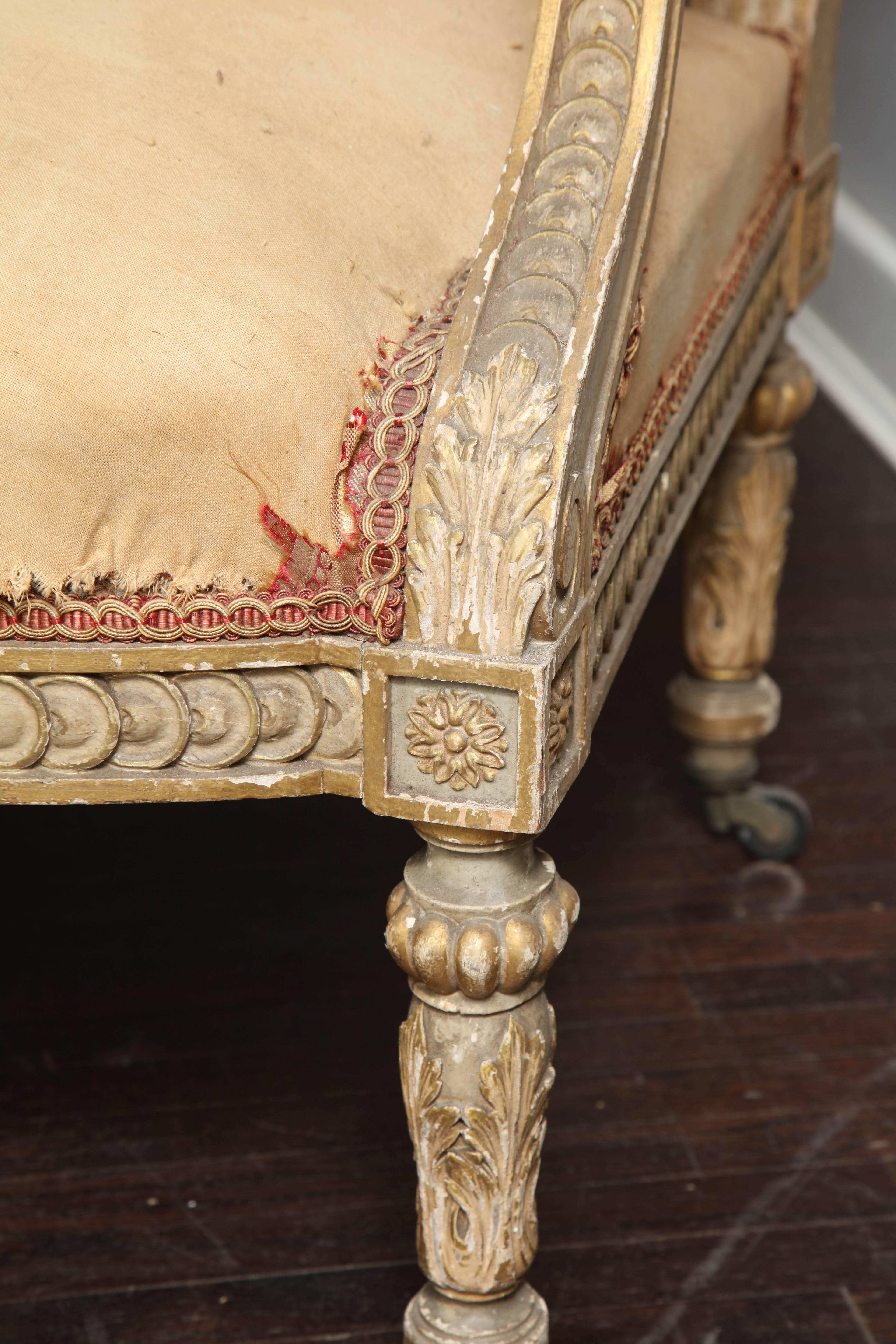 Pair of 19th Century, Louis XVI Settees 2