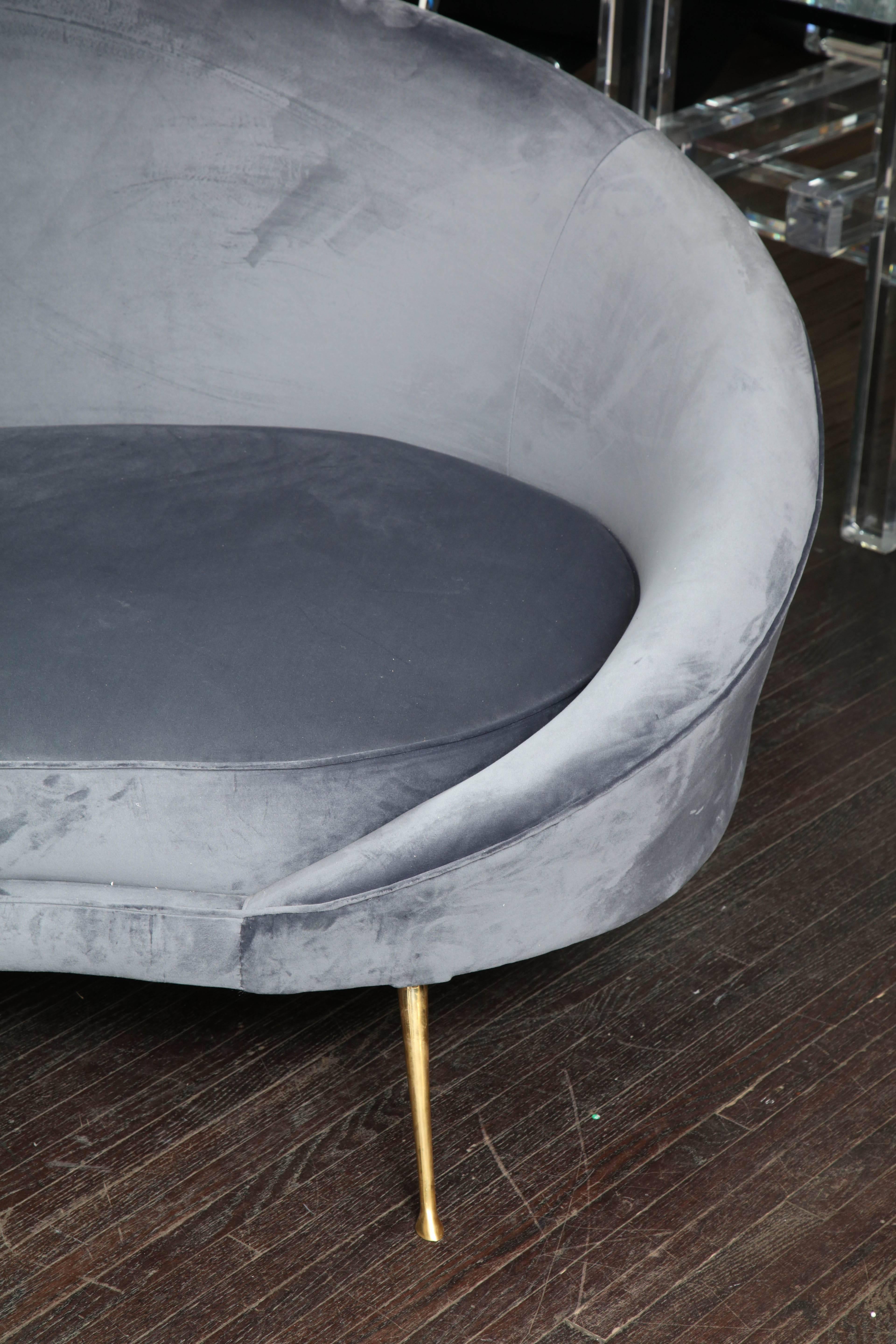 custom curved sofa