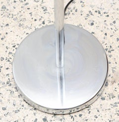Laurel Chrome Floor Lamp with Arm, 1970s, USA
