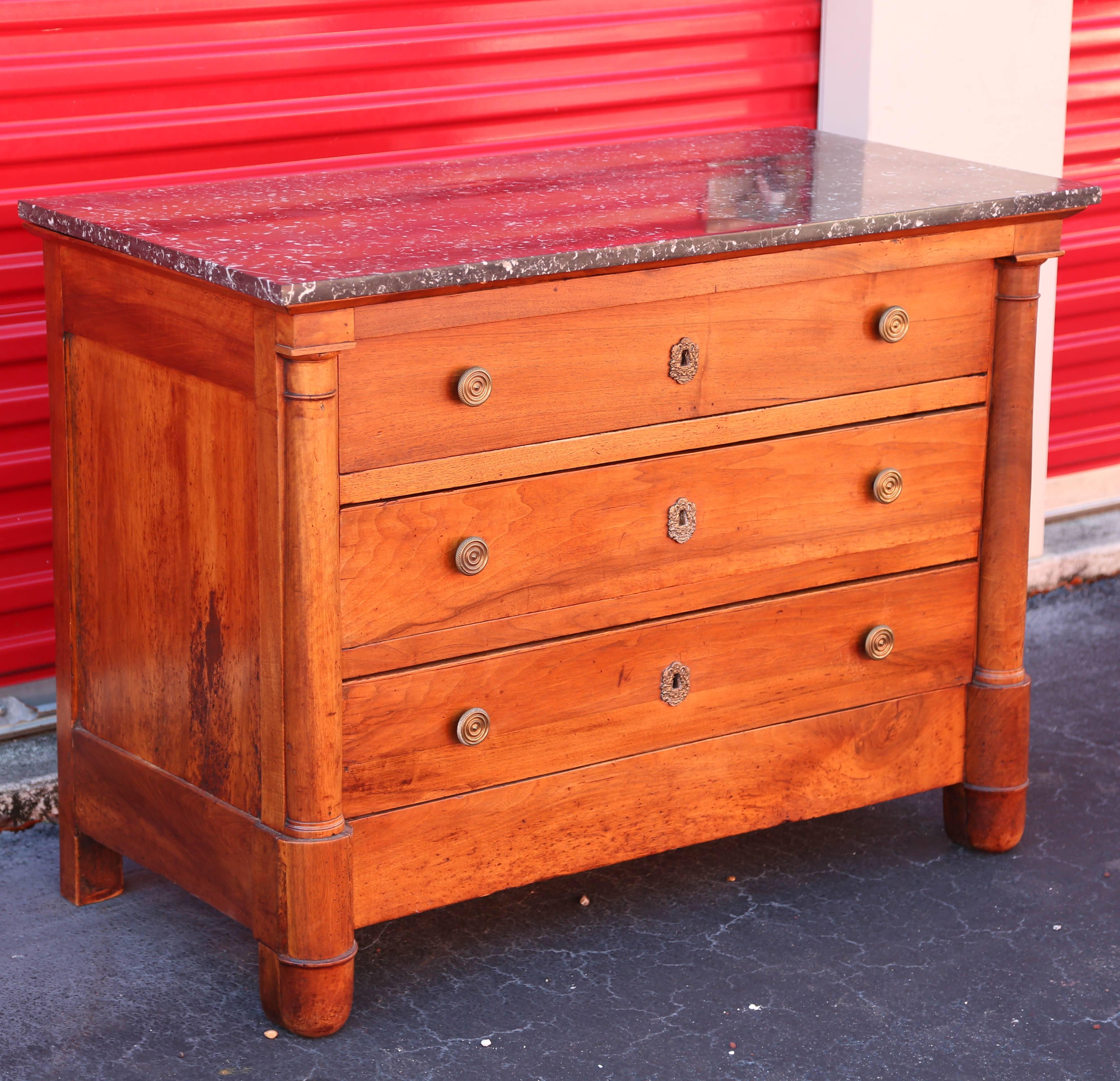 Superb 19th Century French Chest of Drawers with Marble Top 4