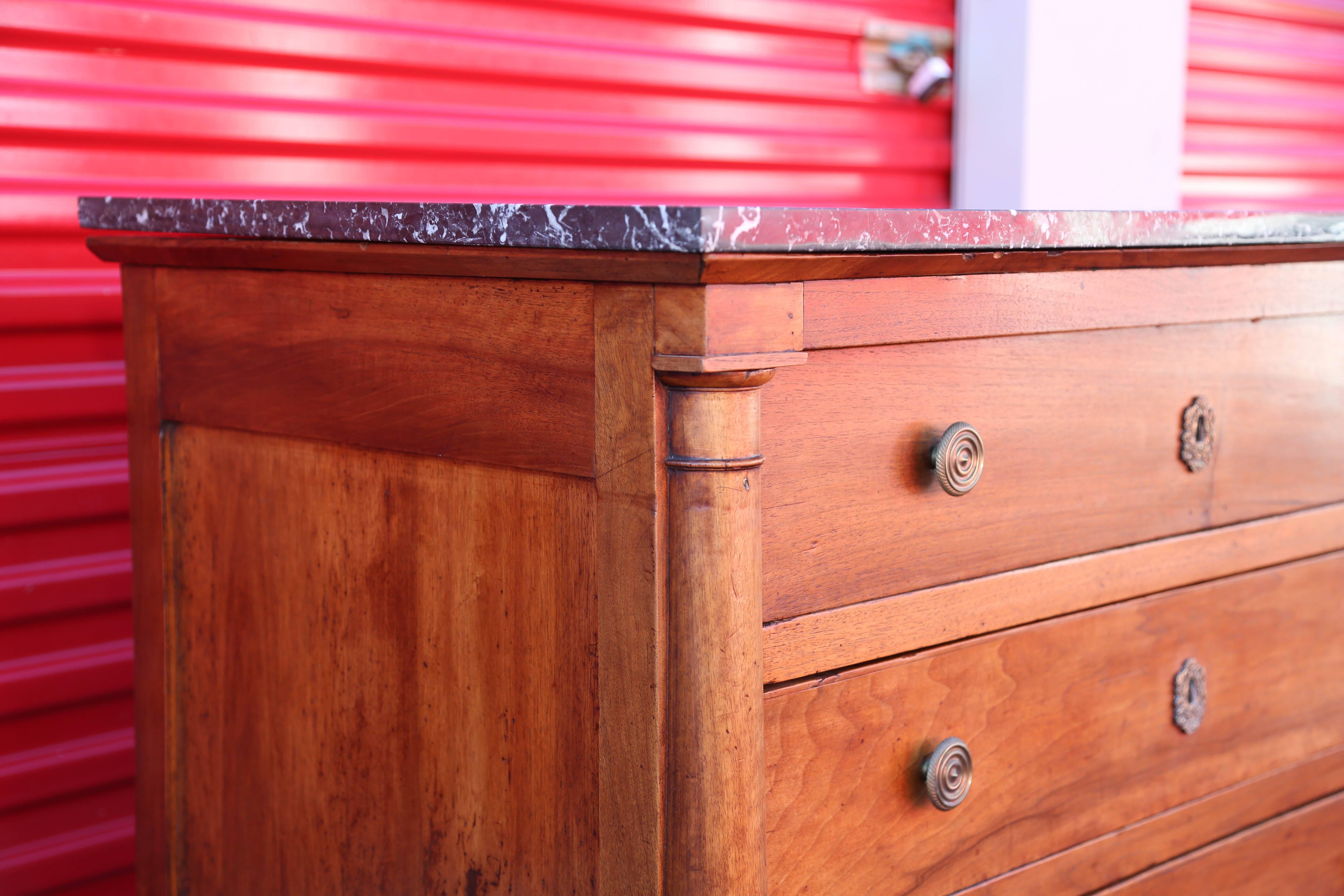 Superb 19th Century French Chest of Drawers with Marble Top 6