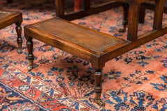 Pair of English Mahogany Metamorphic Table Steps in Regency Style