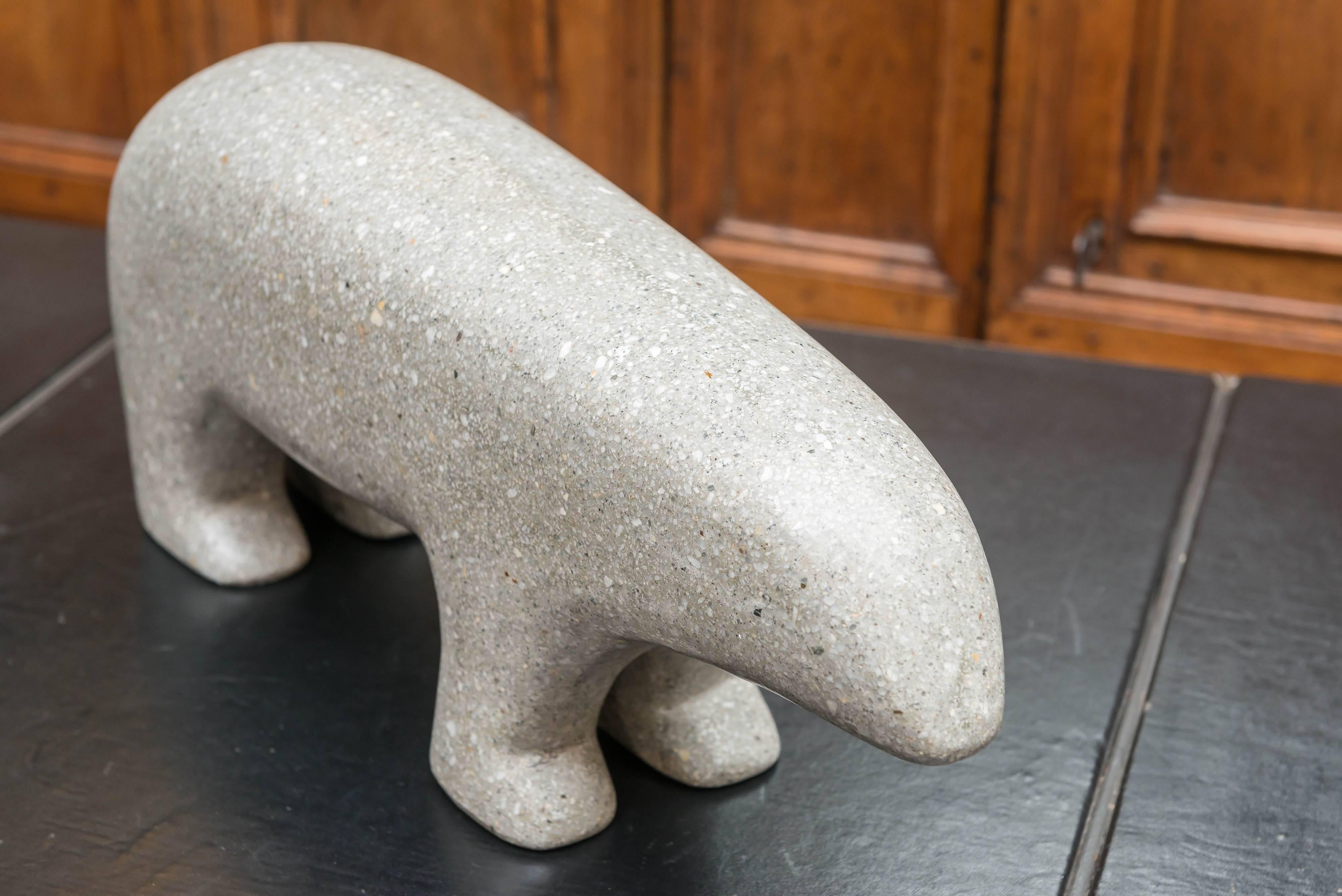 Beniamino Bufano (1890-1970) was an Italian American California based sculptor. His modernist works are prominently displayed in San Francisco public places, California museums and private collections. He worked in ceramics, stone, stainless steel