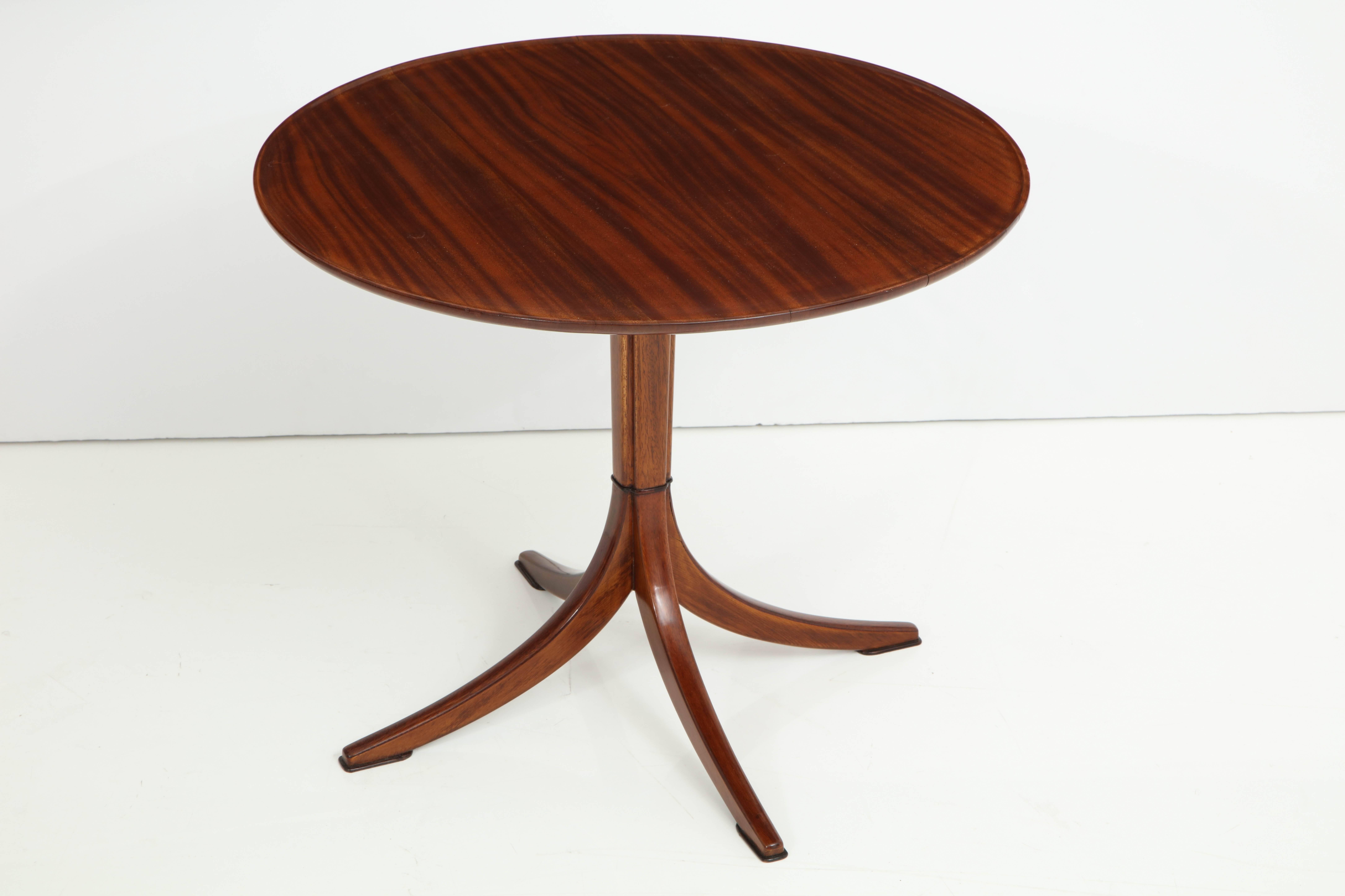 modern mahogany side table