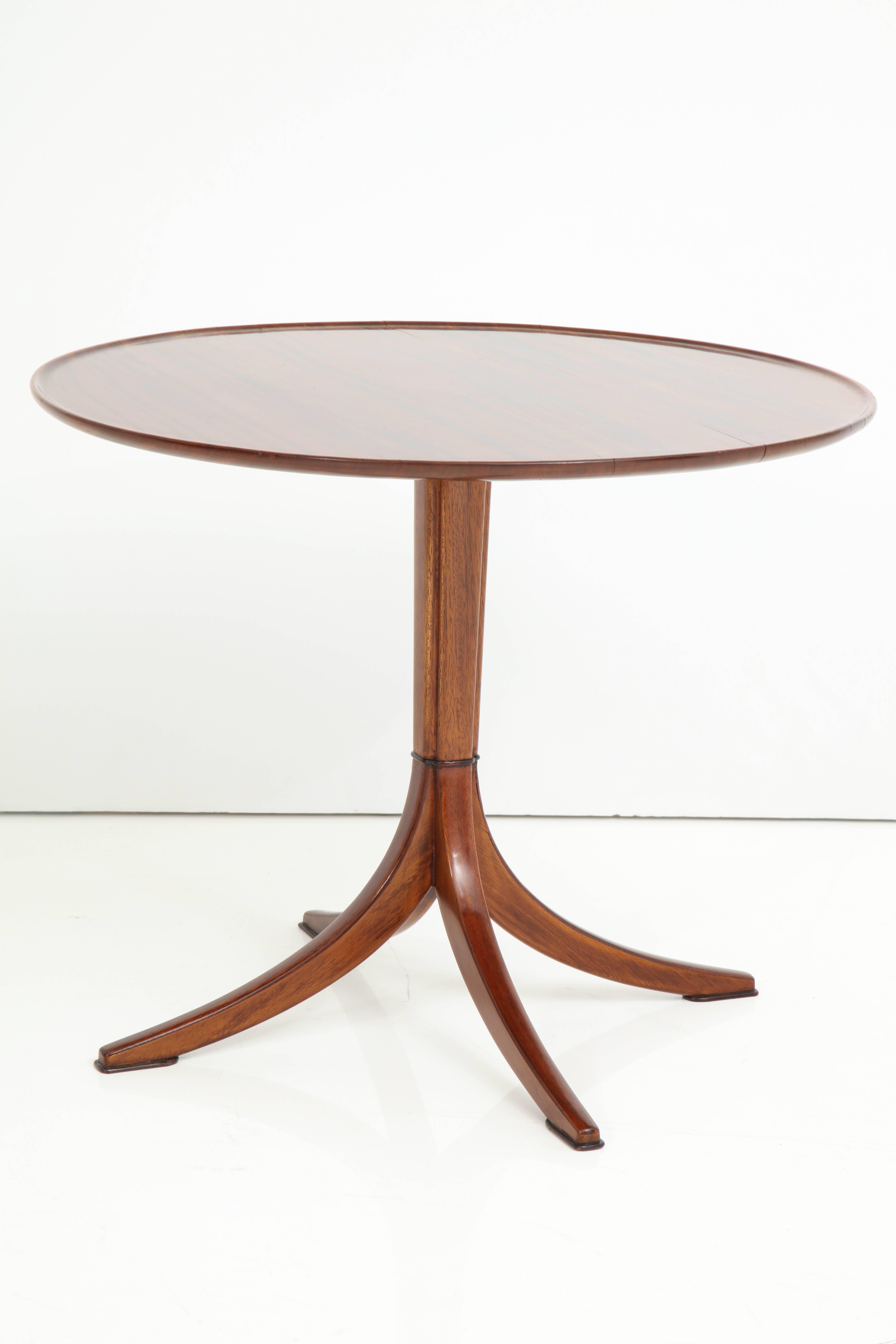 Scandinavian Modern Frits Henningsen Mahogany Side Table, circa 1940s 3