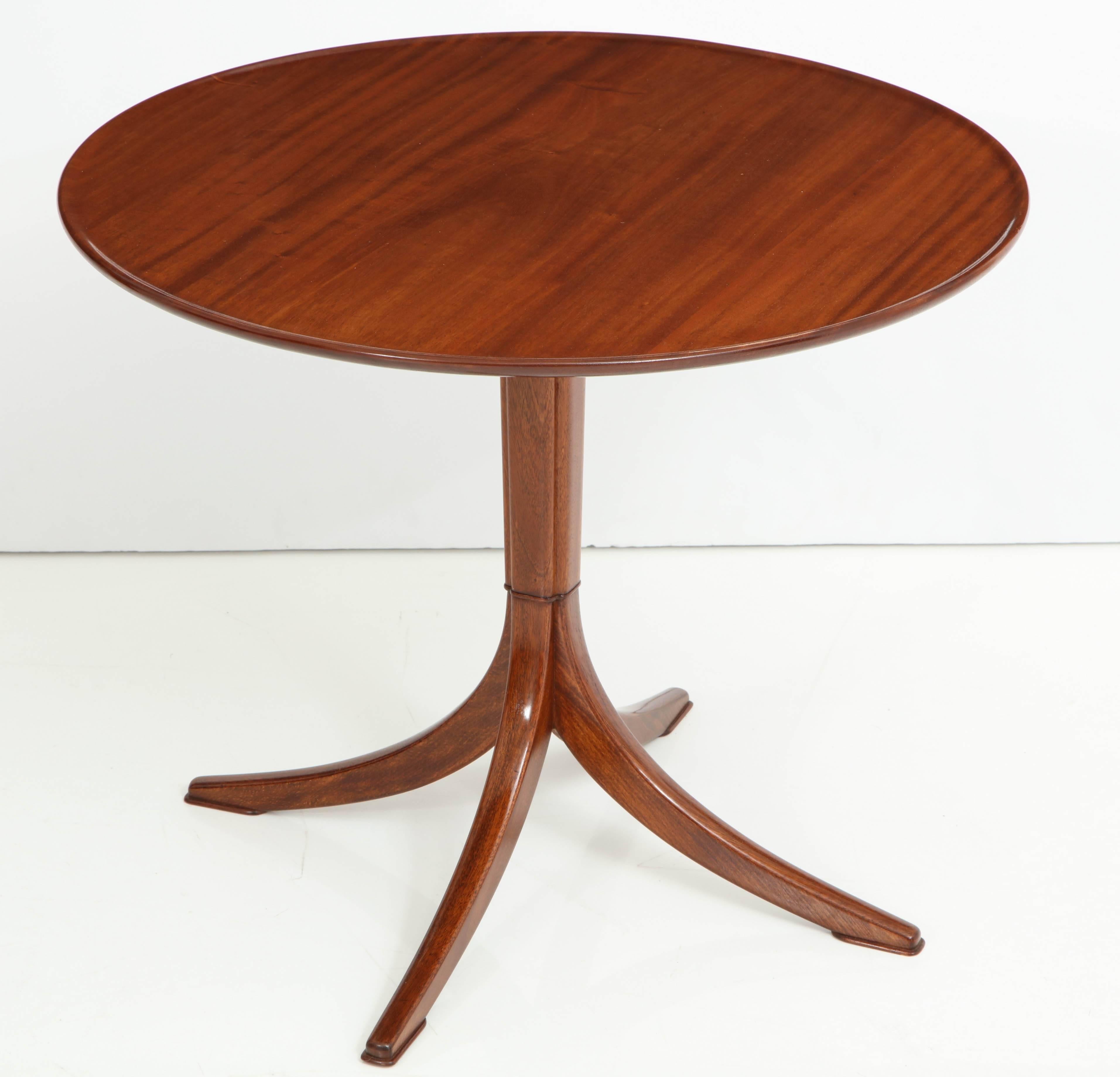 modern mahogany side table