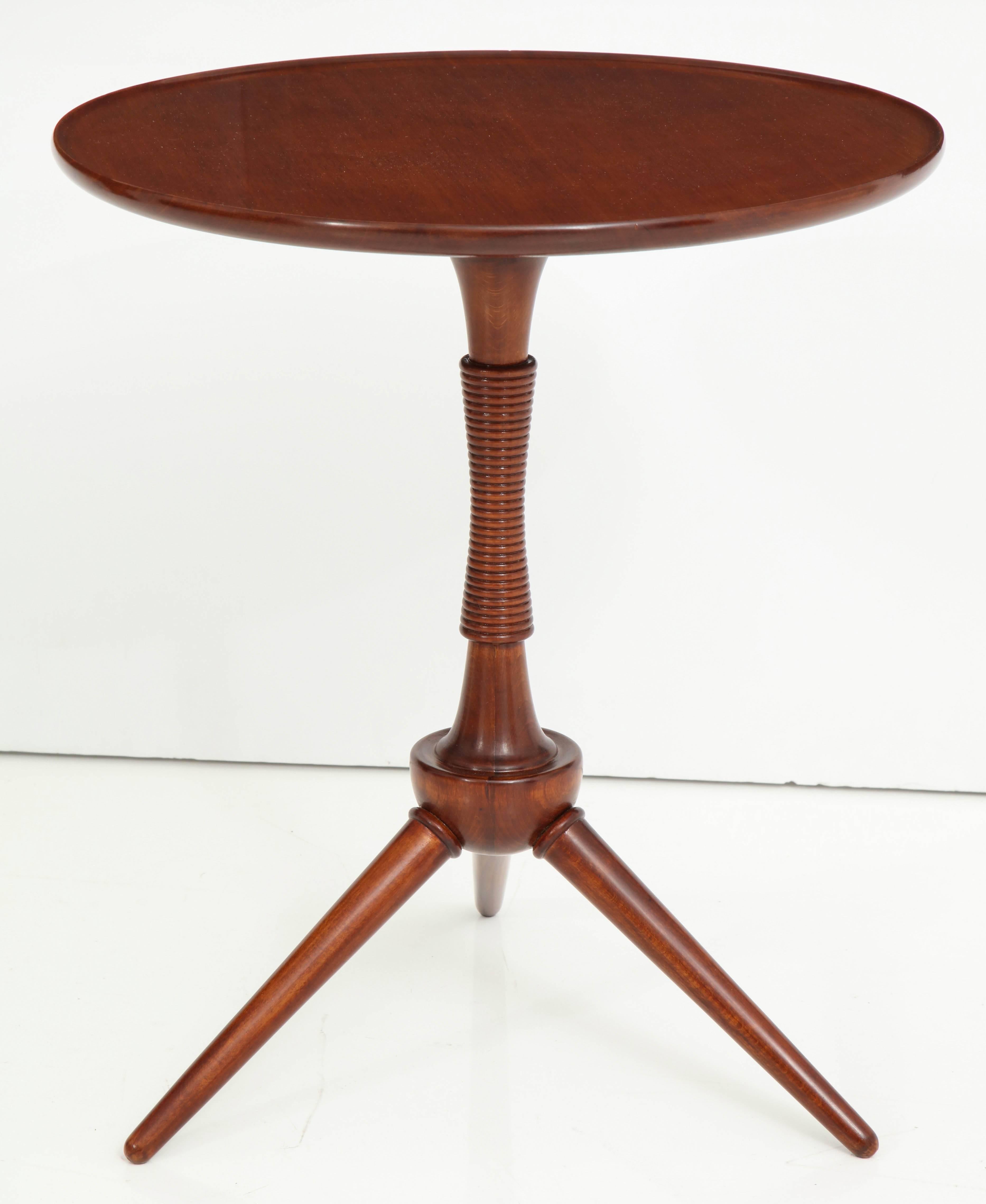Frits Henningsen Mahogany Side Table, circa 1940s 1