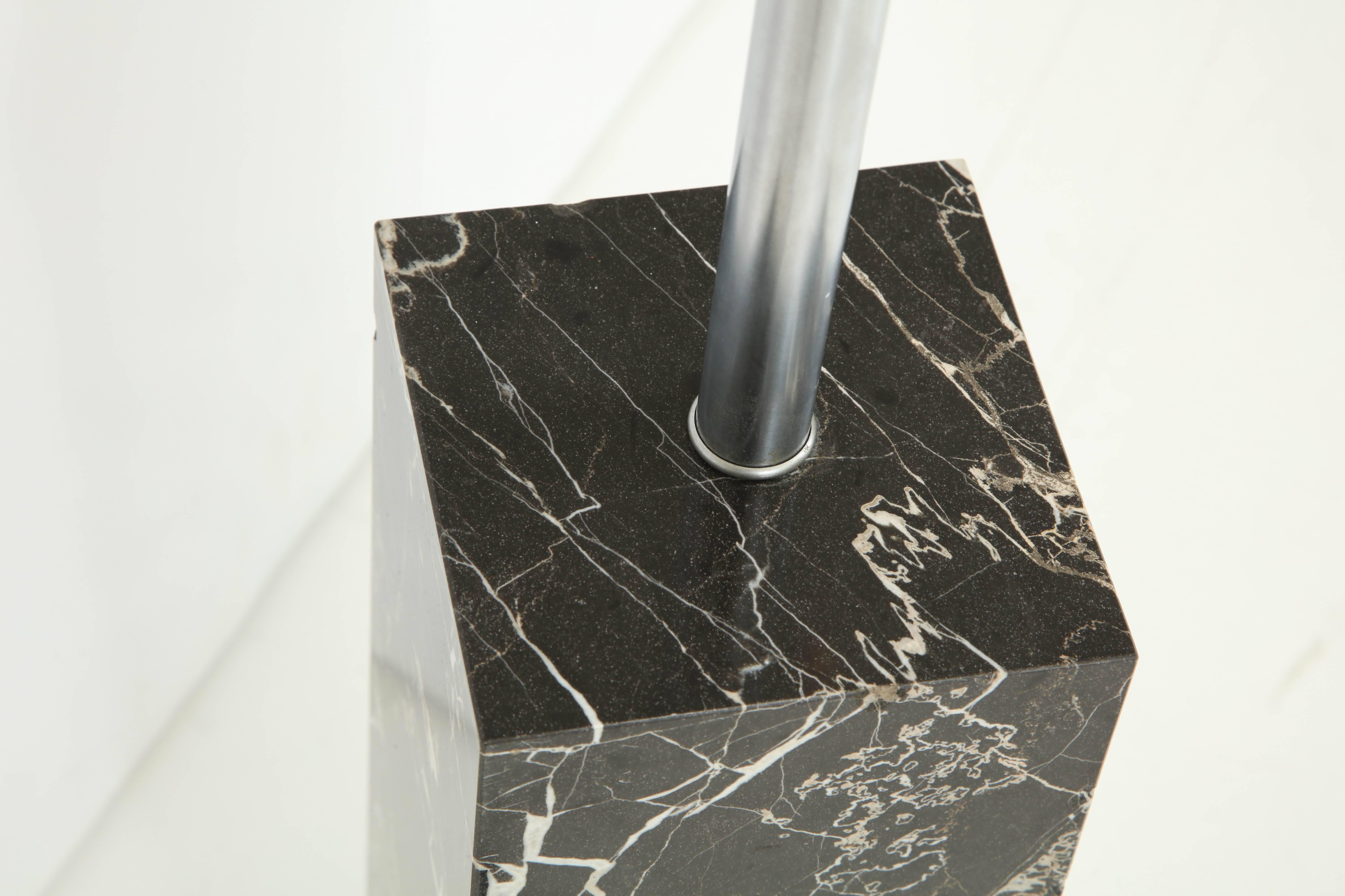 Carrara Marble Large Marble Lamp by Nessen