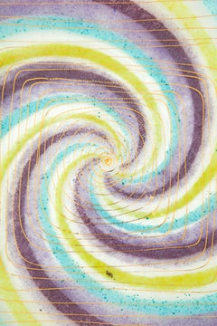 Rare Large Higgins Glass Plate