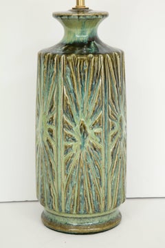 West German Abstract Relief Lamps