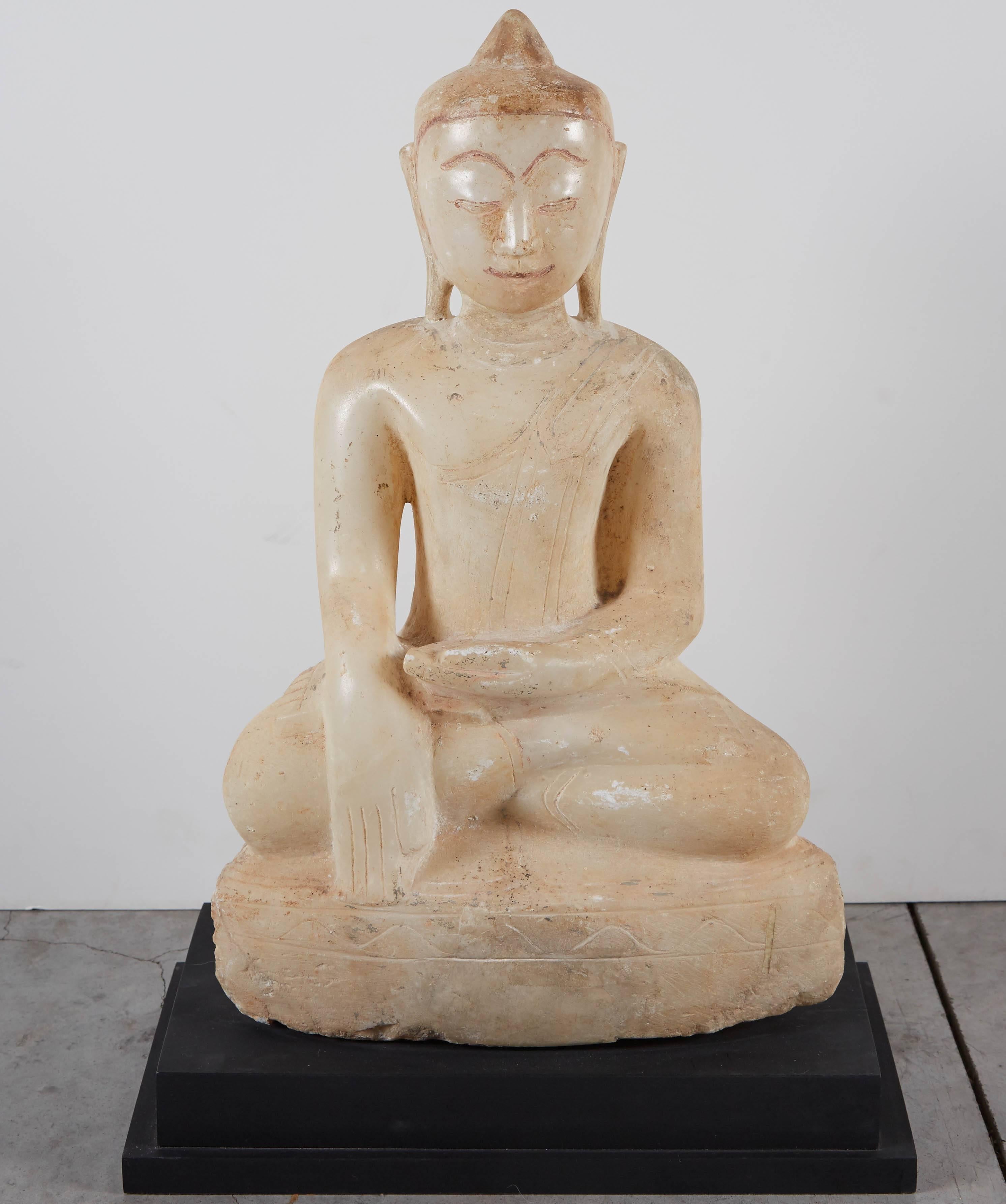 Burmese Alabaster Buddha, Early 19th Century 6