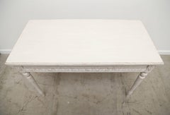 Pair of Antique Swedish Painted Console Tables, Late 19th Century