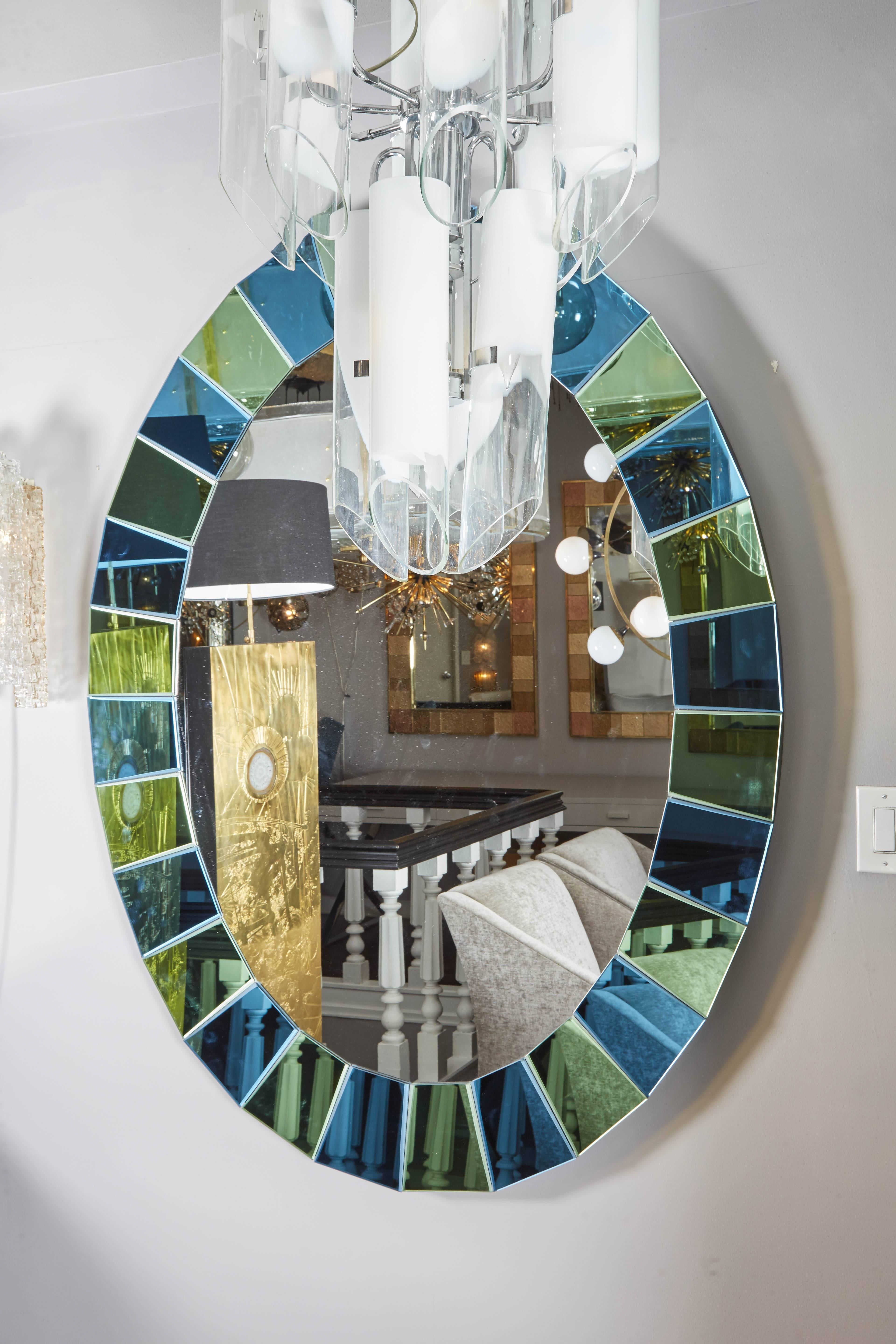 custom oval mirror