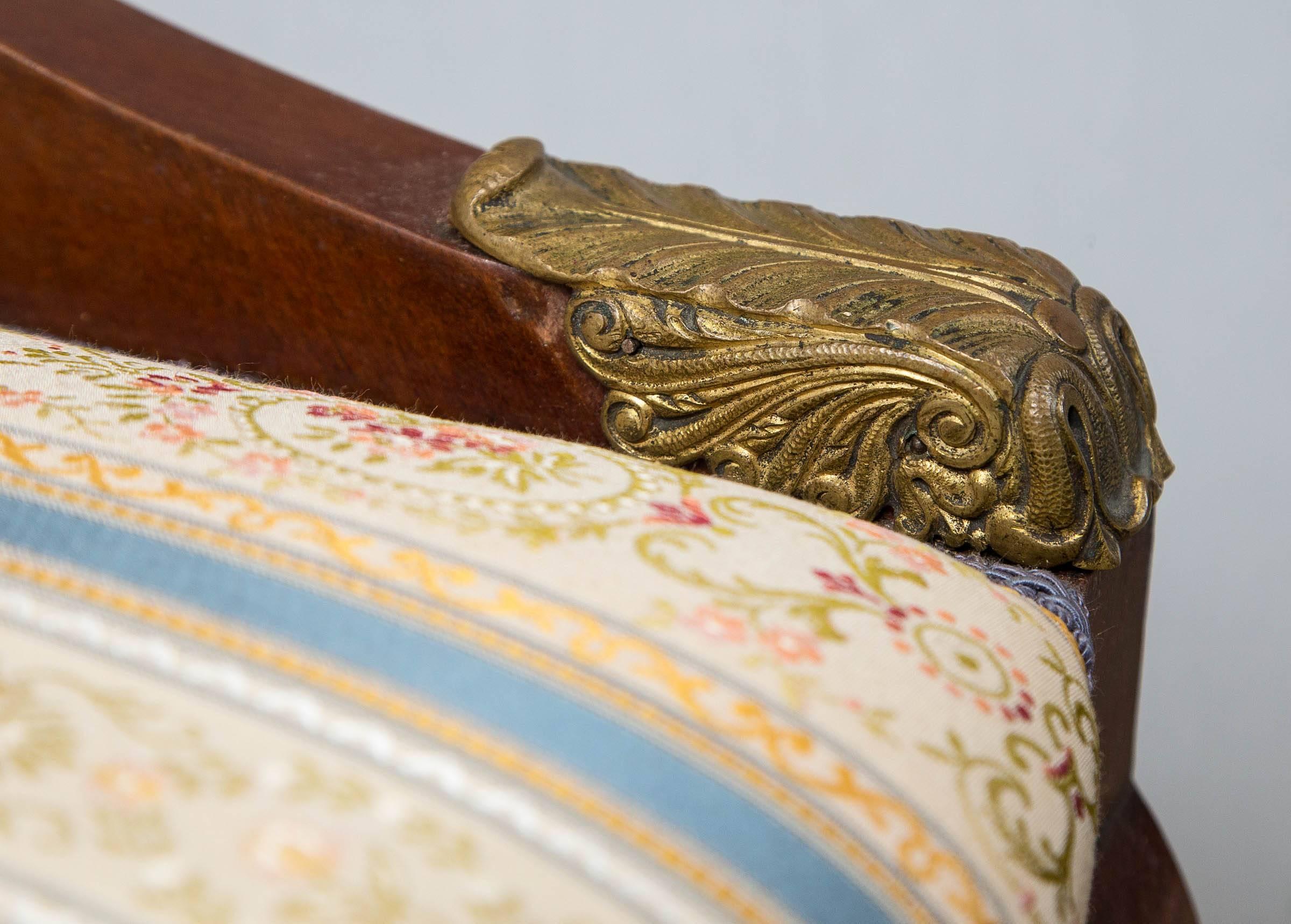 Set of Six French Empire Style Dining Chairs 1