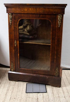 Victorian Period Single Glass Door Cabinet