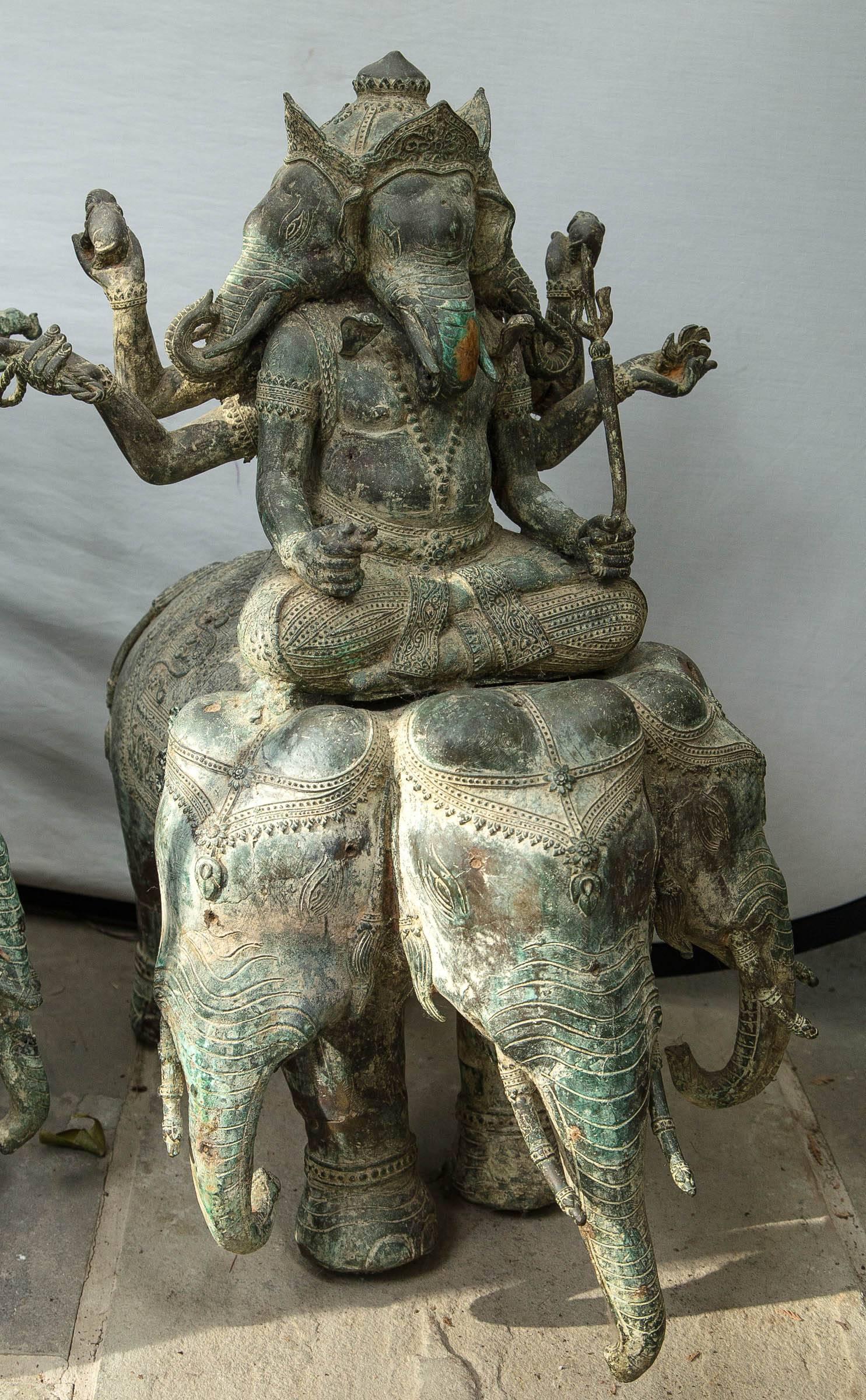 bronze elephant thai