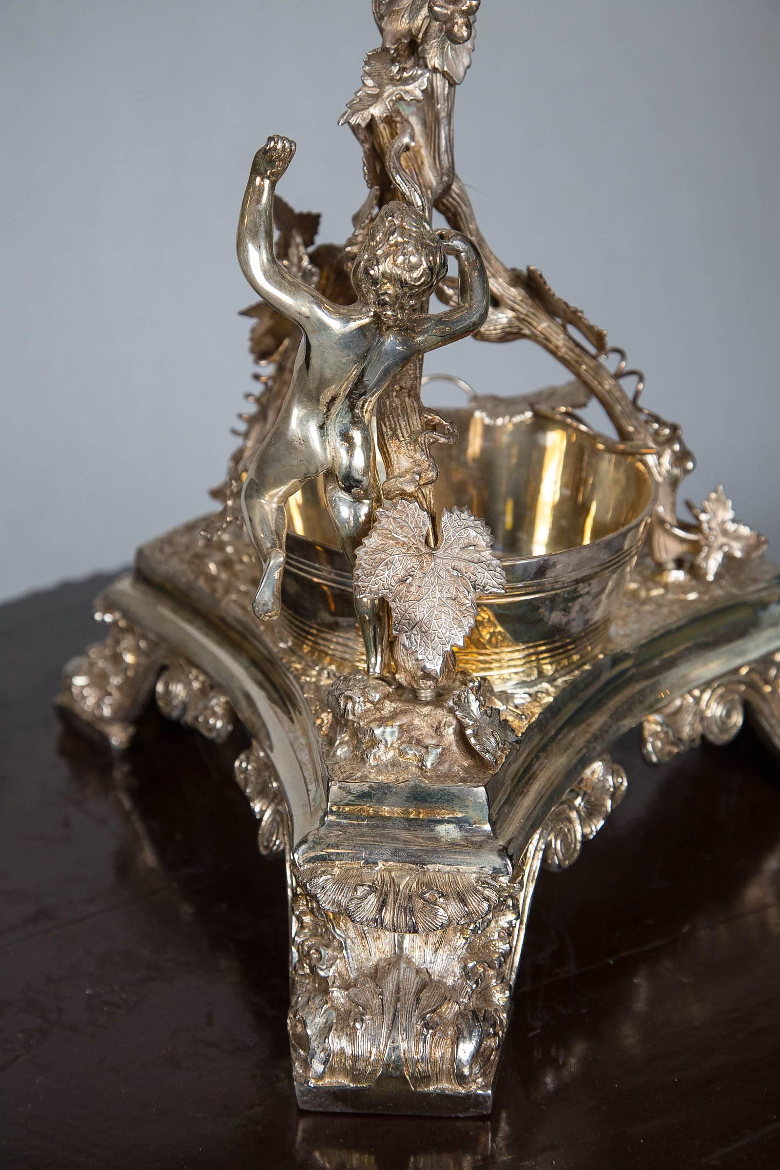 Victorian Silver Plated Epergne For Sale