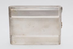 Art Deco Continental Silver Cigarette Case