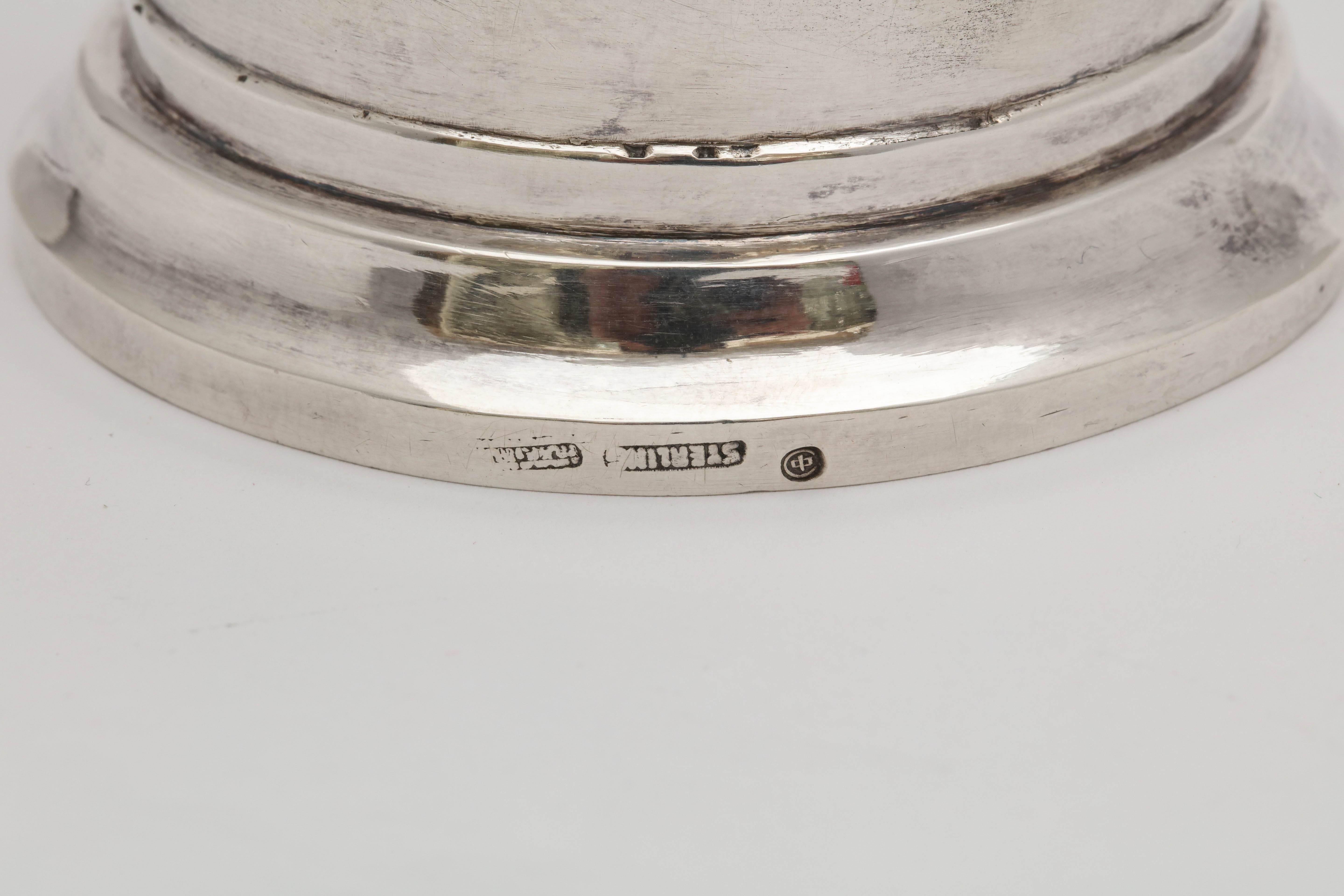 Mid-Century Modern Sterling Silver Cocktail Shaker 2