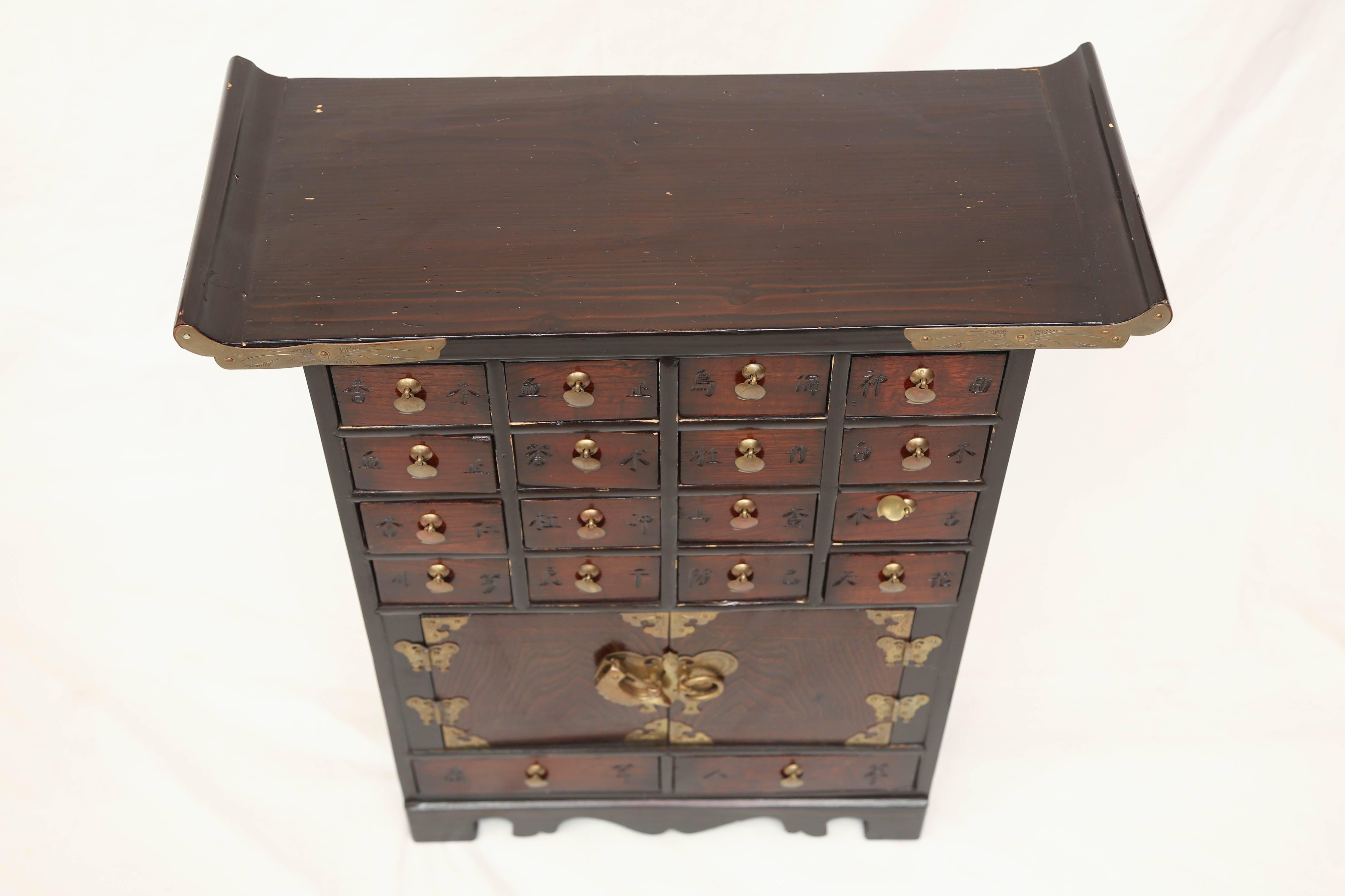 20th Century Superb Chinese Apothecary Chinese Multi Drawer Cabinet