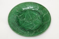 Antique English Majolica Five-Piece Serveware Set, Circa 1880s